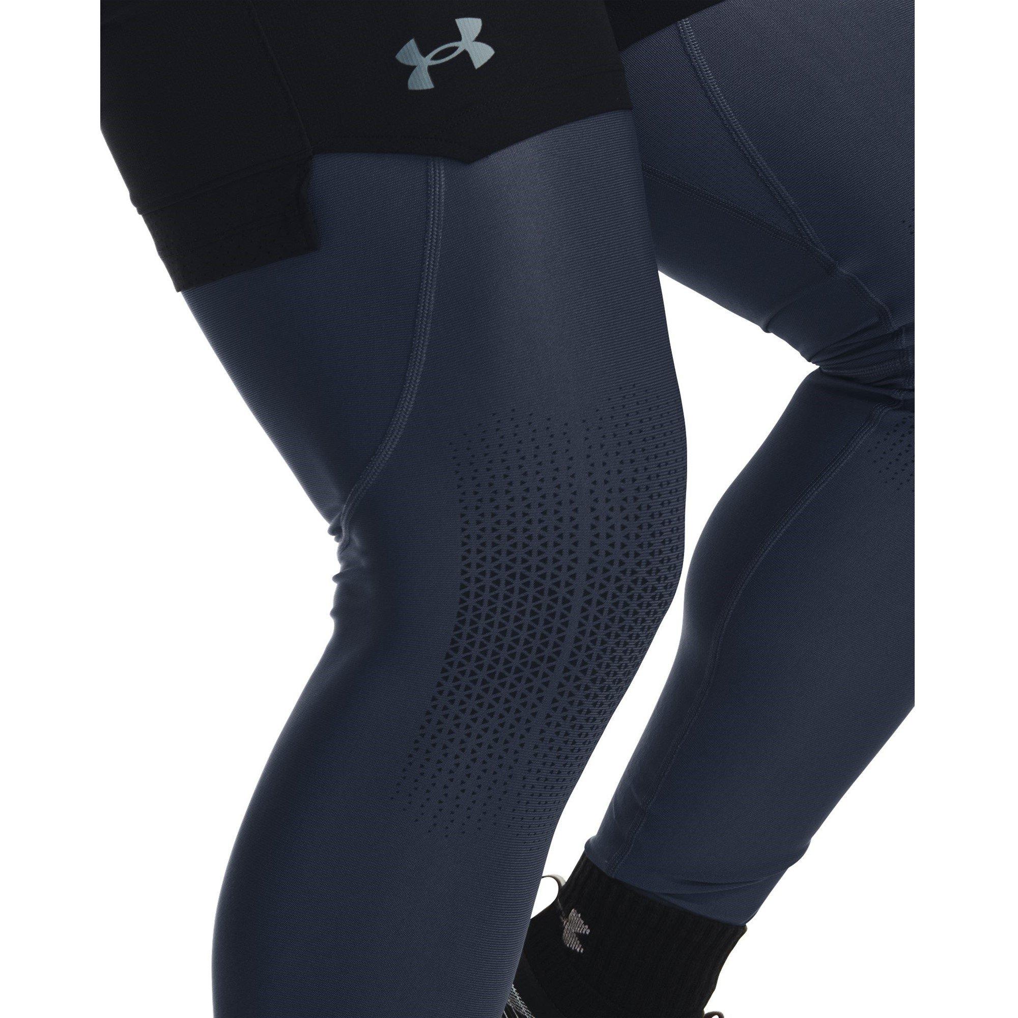 Downpour Grey - Under Armour - Armour Ua Hg Armourprint Leggings Gym Legging Mens - 6