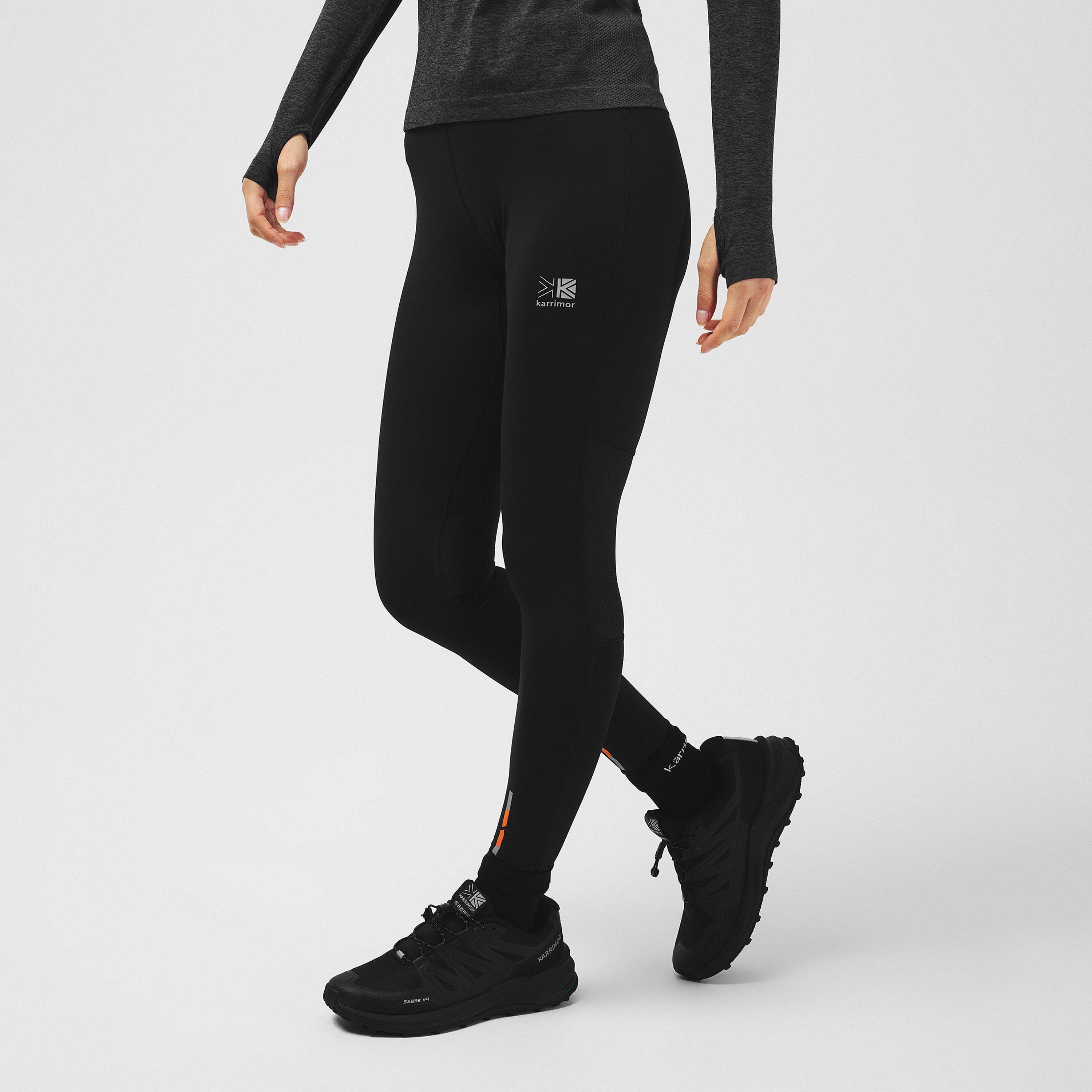 Zwart - Karrimor - X Lite Running Tights Mens - 3