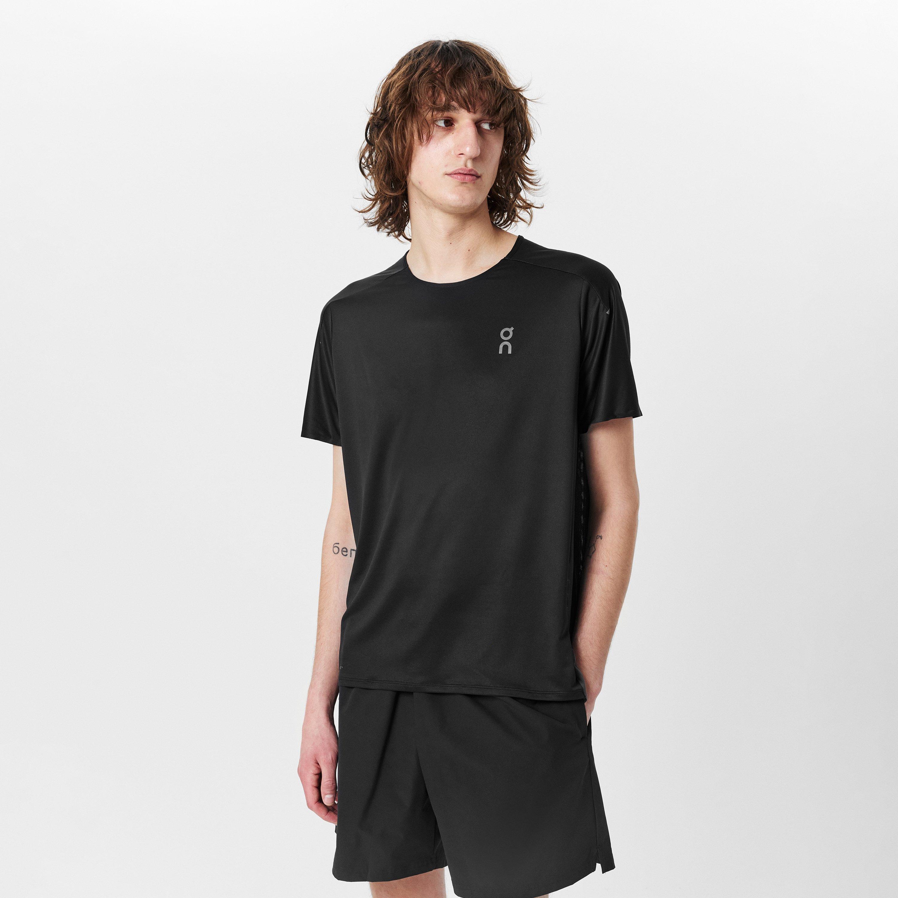 Black Eclipse - On - Men's Short-Sleeve Performance Running Top - 3