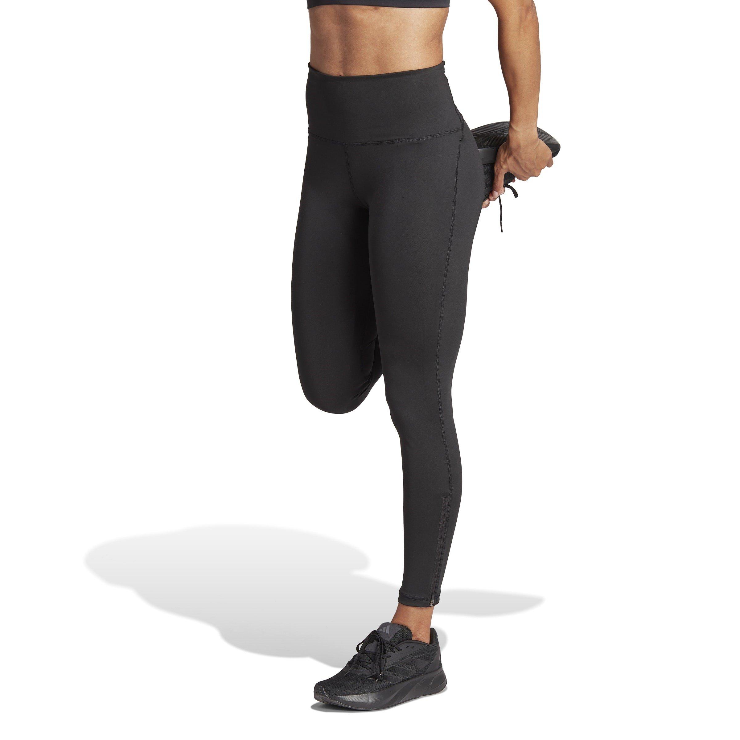 Black - adidas - Adizero Essentials Womens Full Length Running Leggings - 2