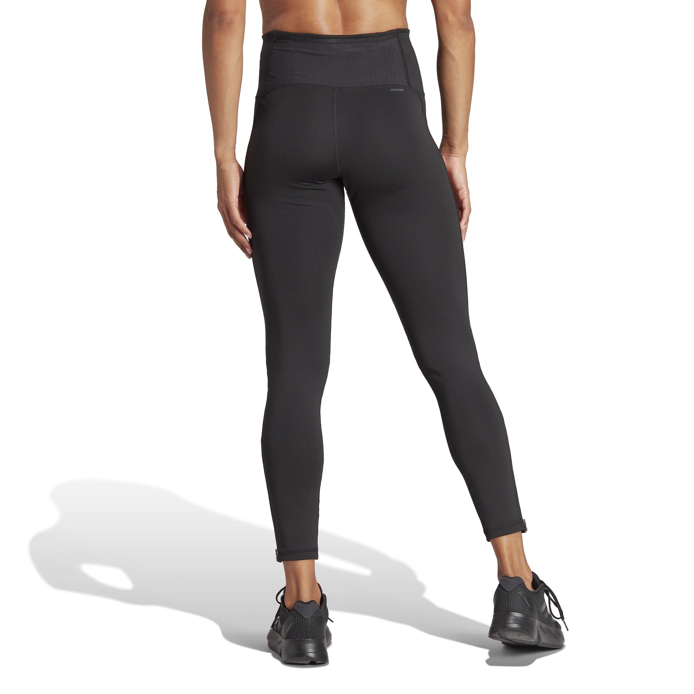 Black - adidas - Adizero Essentials Womens Full Length Running Leggings - 3