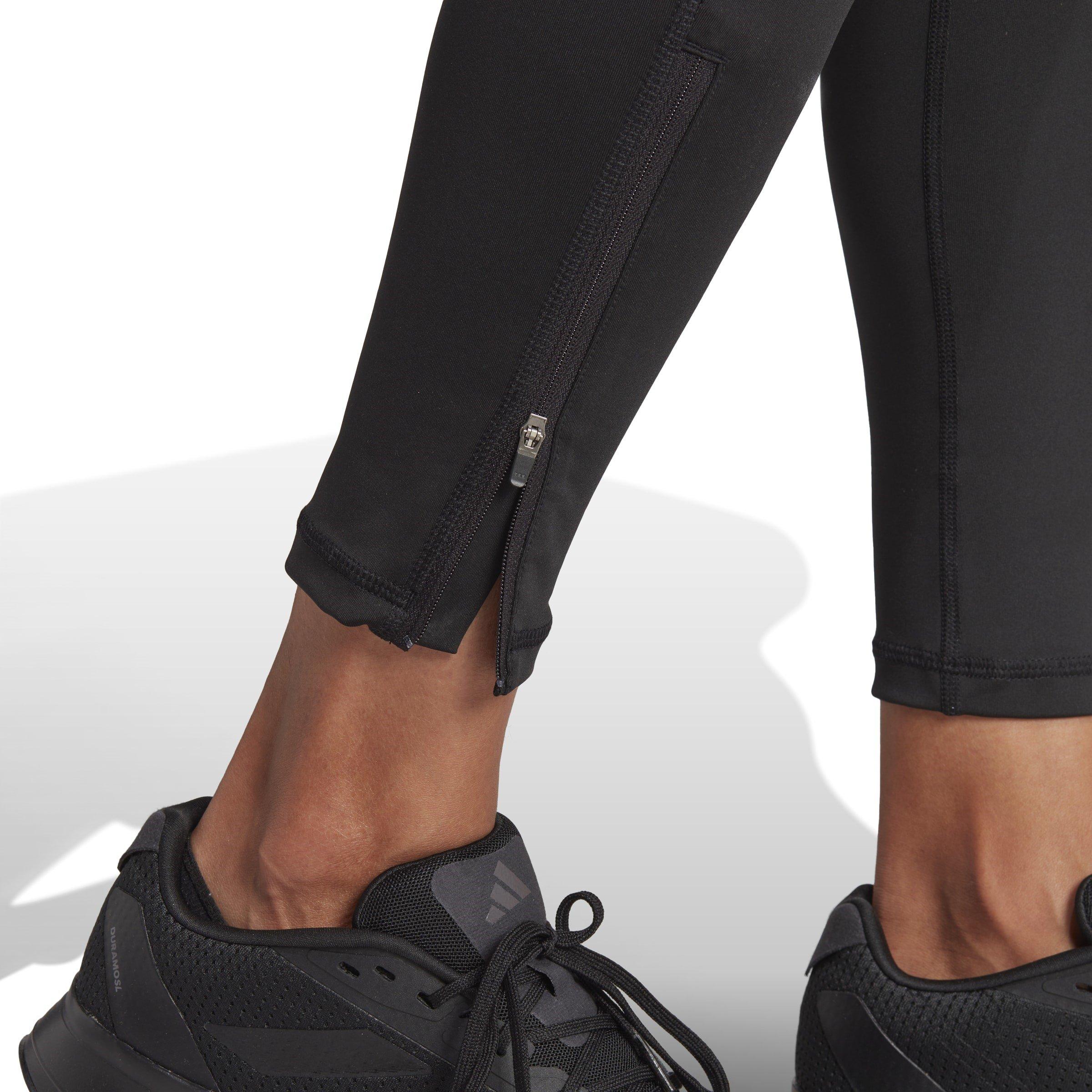 Black - adidas - Adizero Essentials Womens Full Length Running Leggings - 6