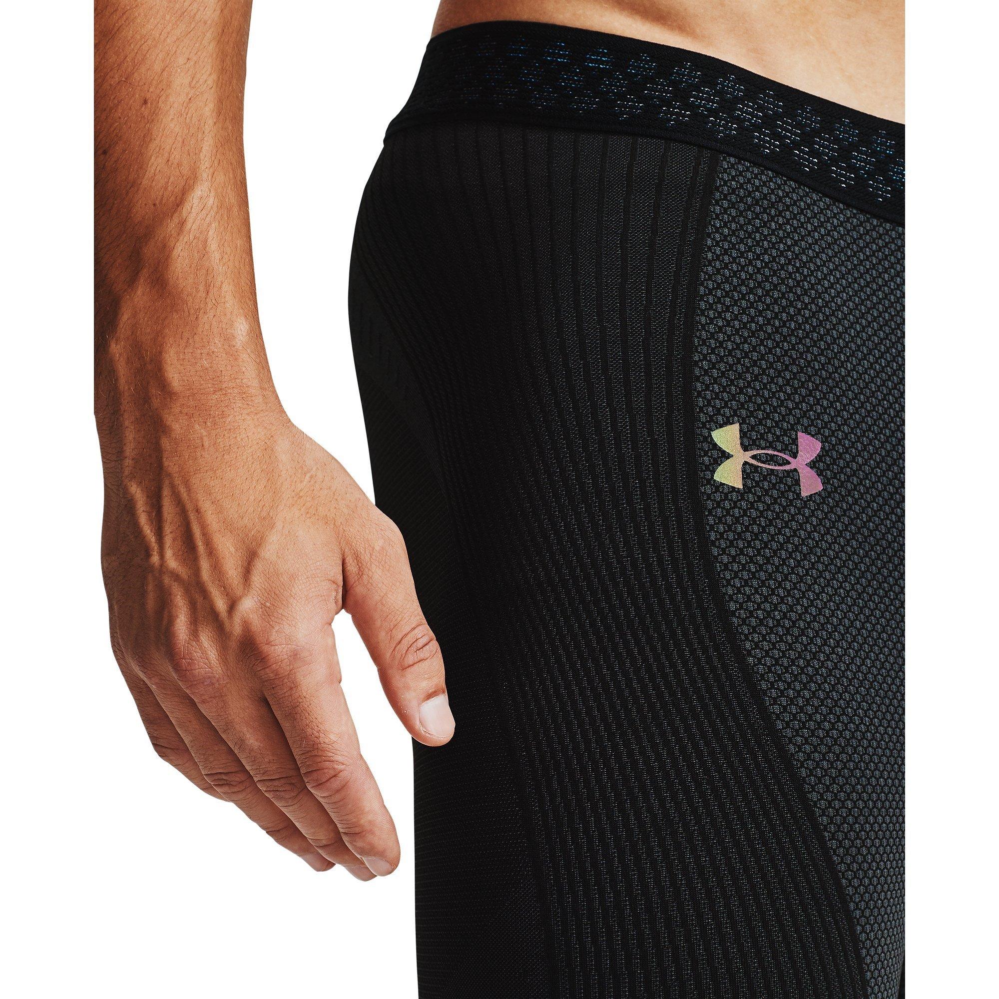 Black - Under Armour - Rush Seamless Leggings Mens - 5