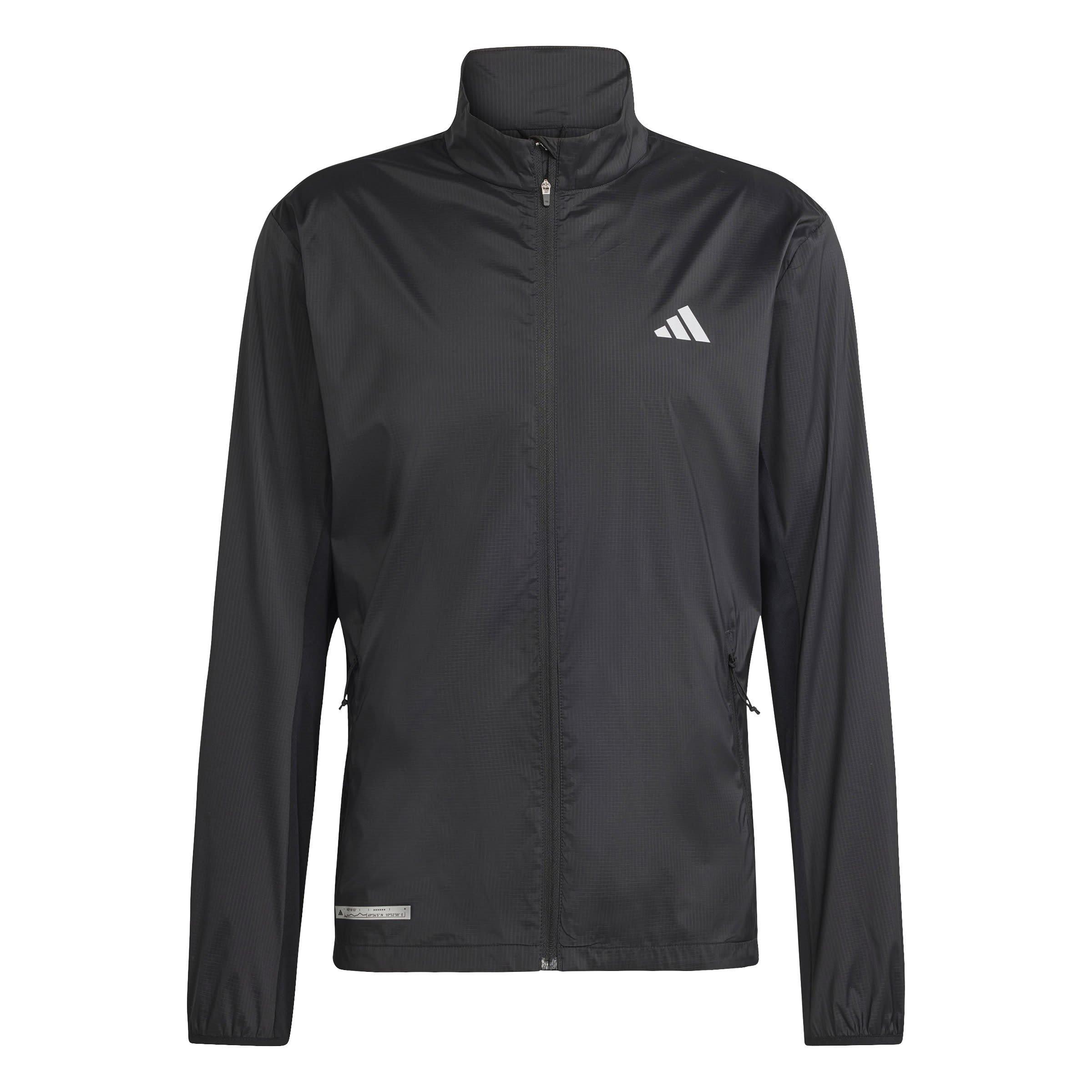 CRNA - adidas - Men's Ultimate Allover Print Wind.RDY Reflective Slim Fit Performance Running Jacket - 1