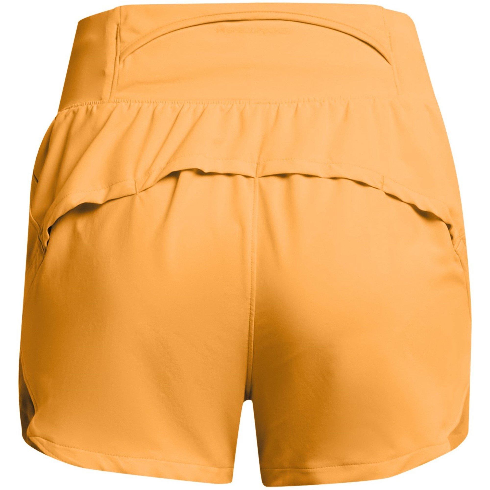 Orange - Under Armour - Women's Performance Running Shorts - 2