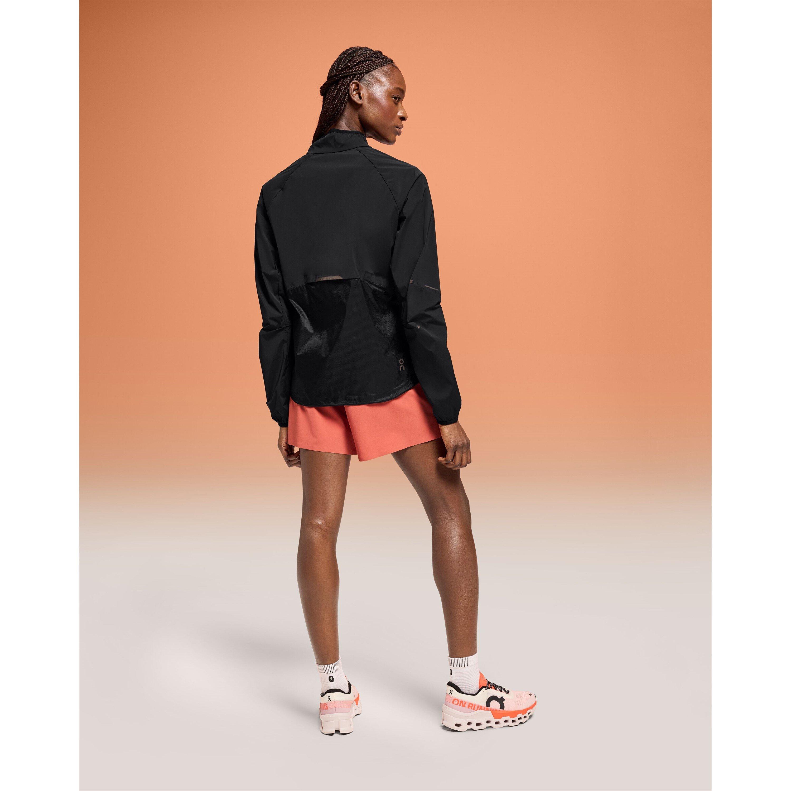Zwart - On - Women's Weather-Resistant Moisture-Wicking Performance Running Jacket - 3