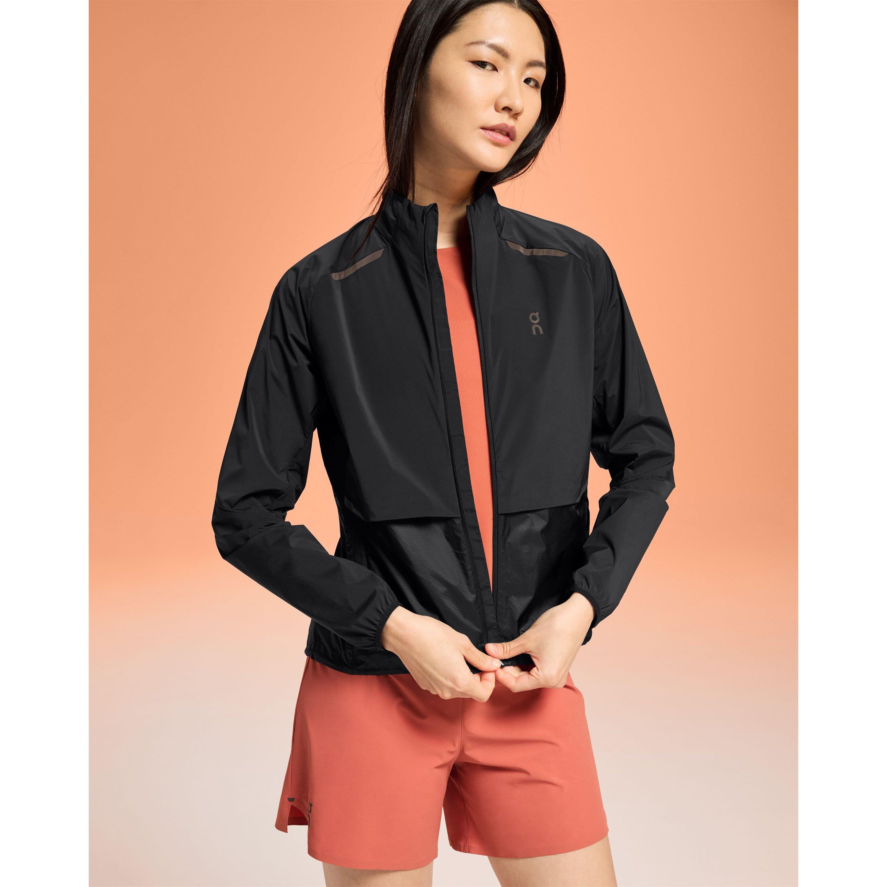 Zwart - On - Women's Weather-Resistant Moisture-Wicking Performance Running Jacket - 5