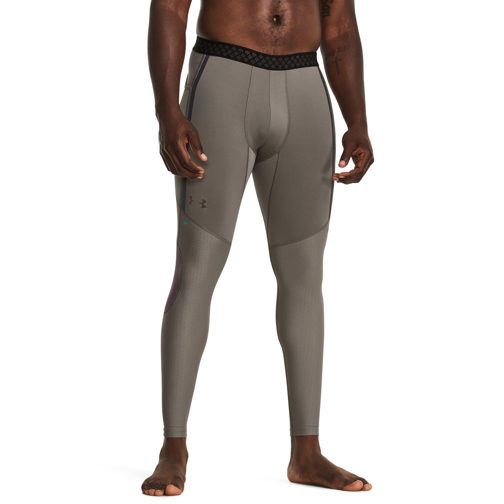Grey - Under Armour - RUSH SmartForm 2.0 Leggings Men's - 2