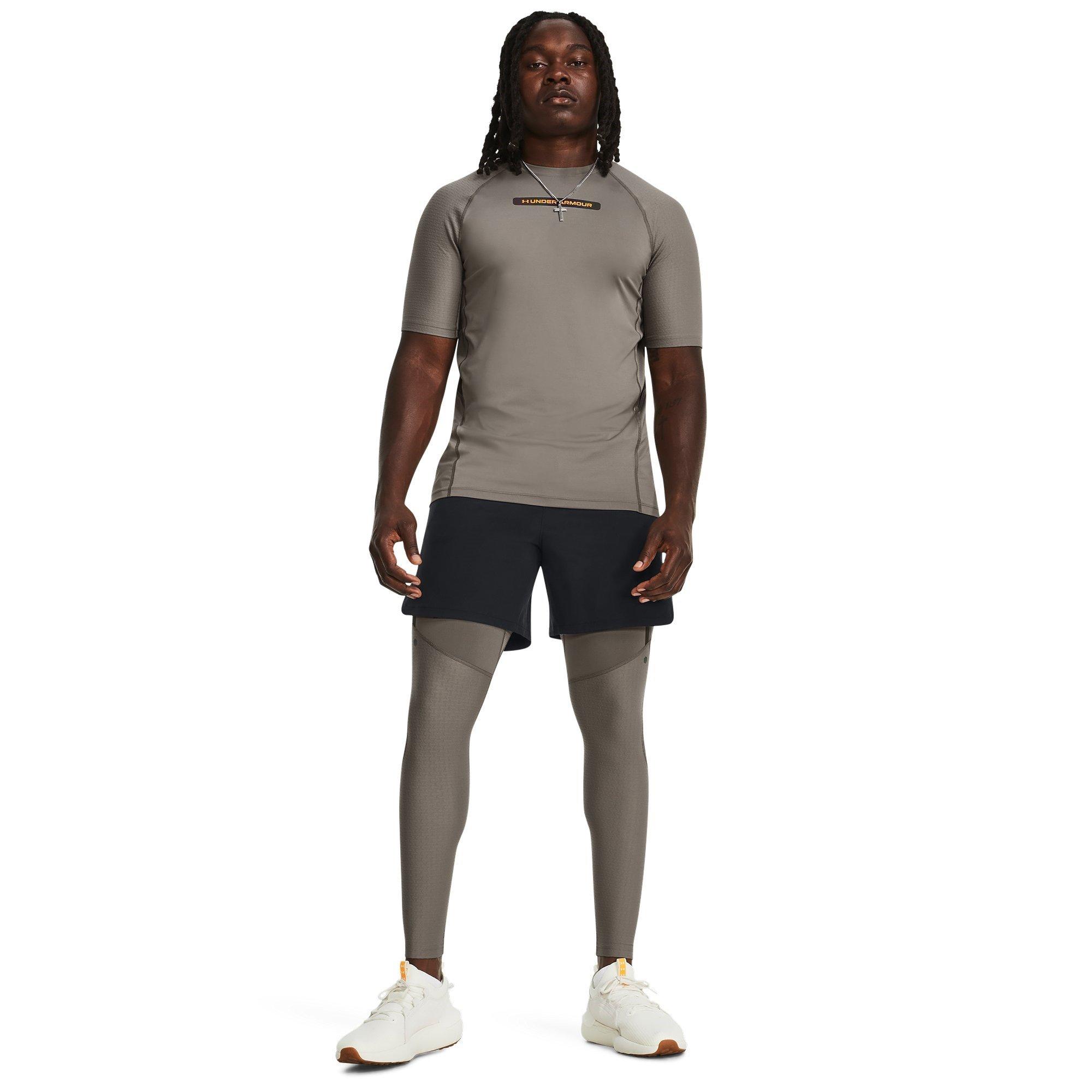 Grey - Under Armour - RUSH SmartForm 2.0 Leggings Men's - 6