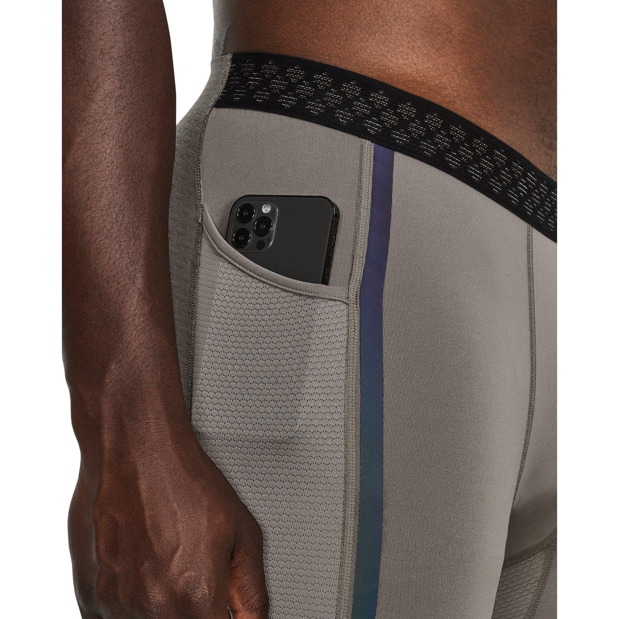 Grey - Under Armour - RUSH SmartForm 2.0 Leggings Men's - 8