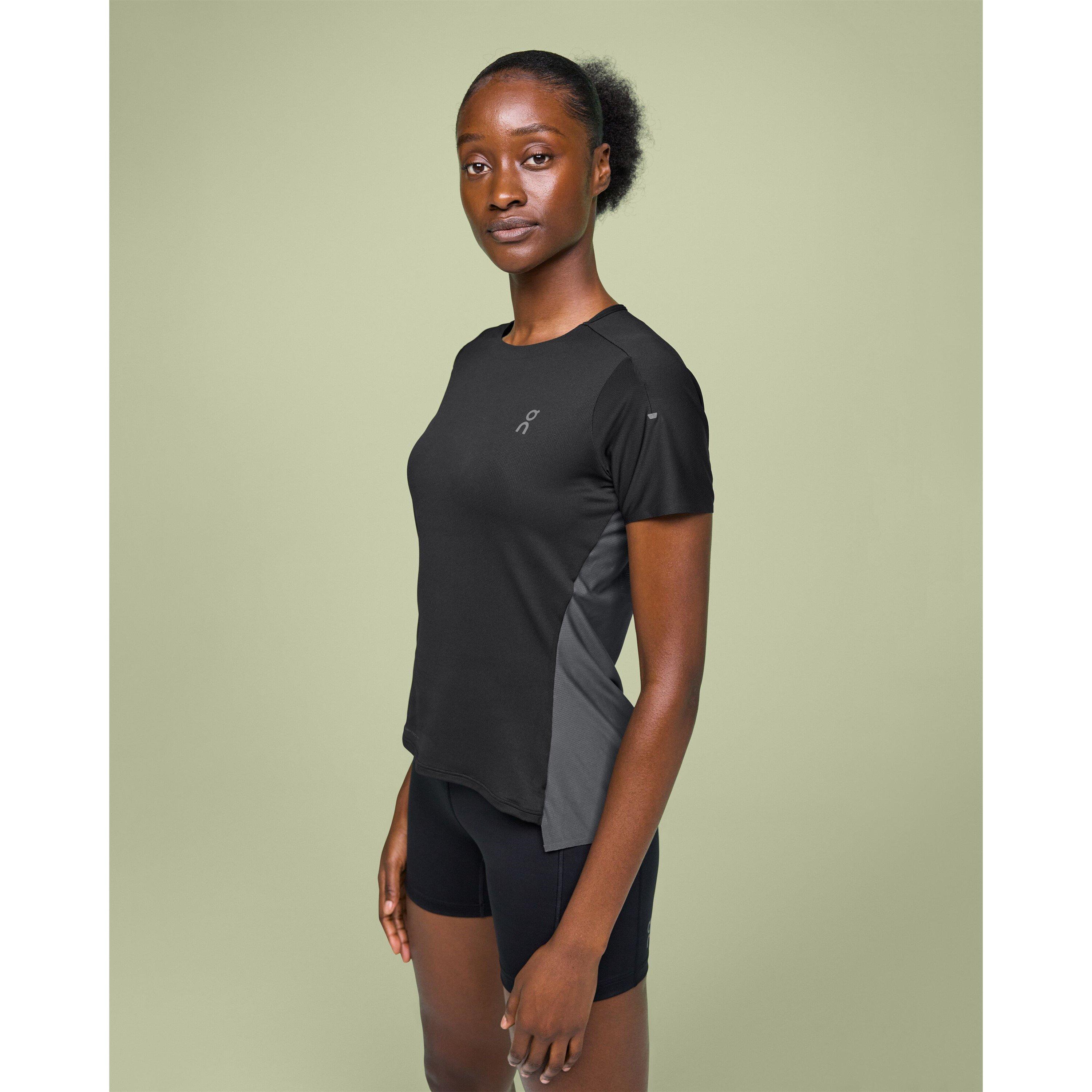Schwarz - On - Women's Short-Sleeve Performance Running Top - 2