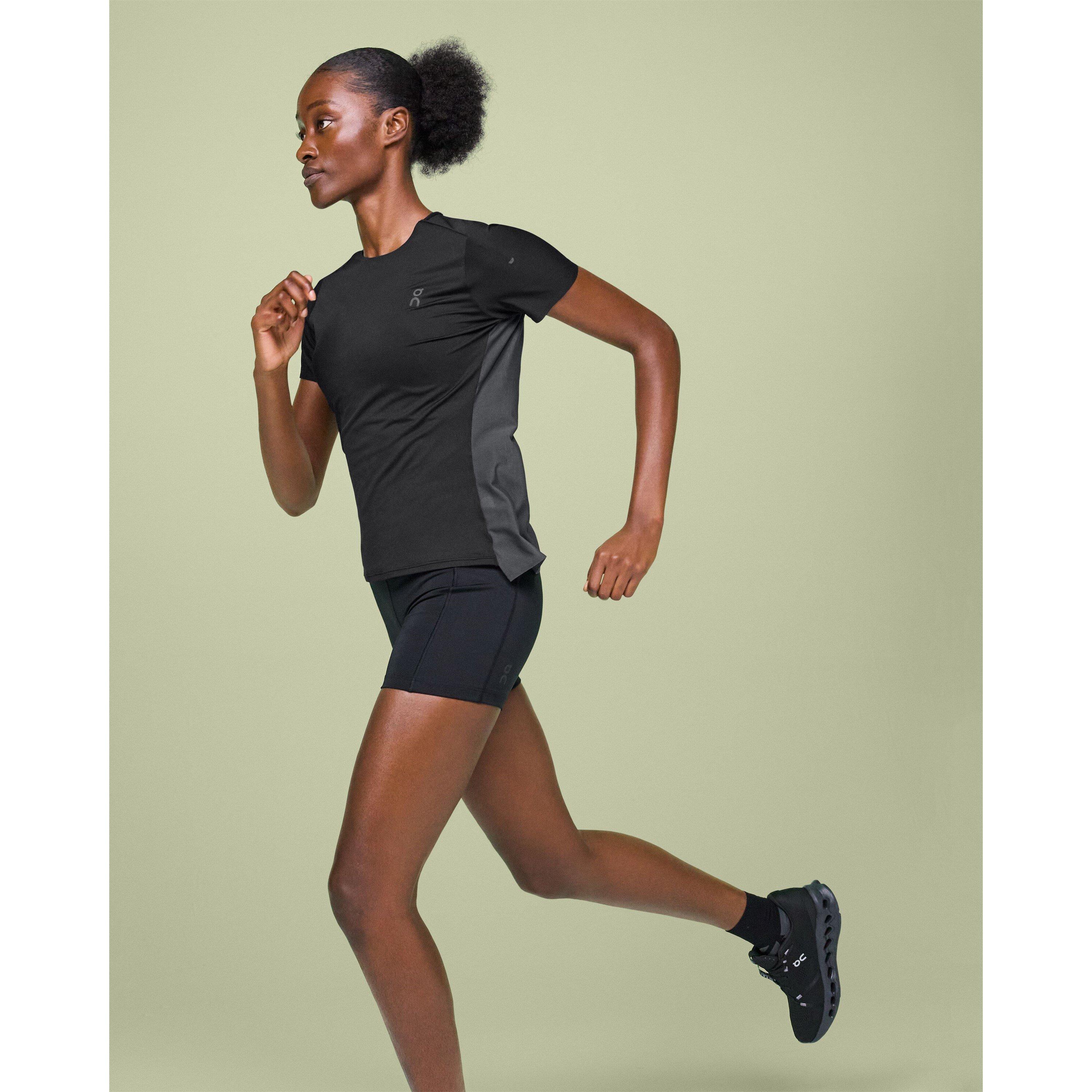 Schwarz - On - Women's Short-Sleeve Performance Running Top - 6