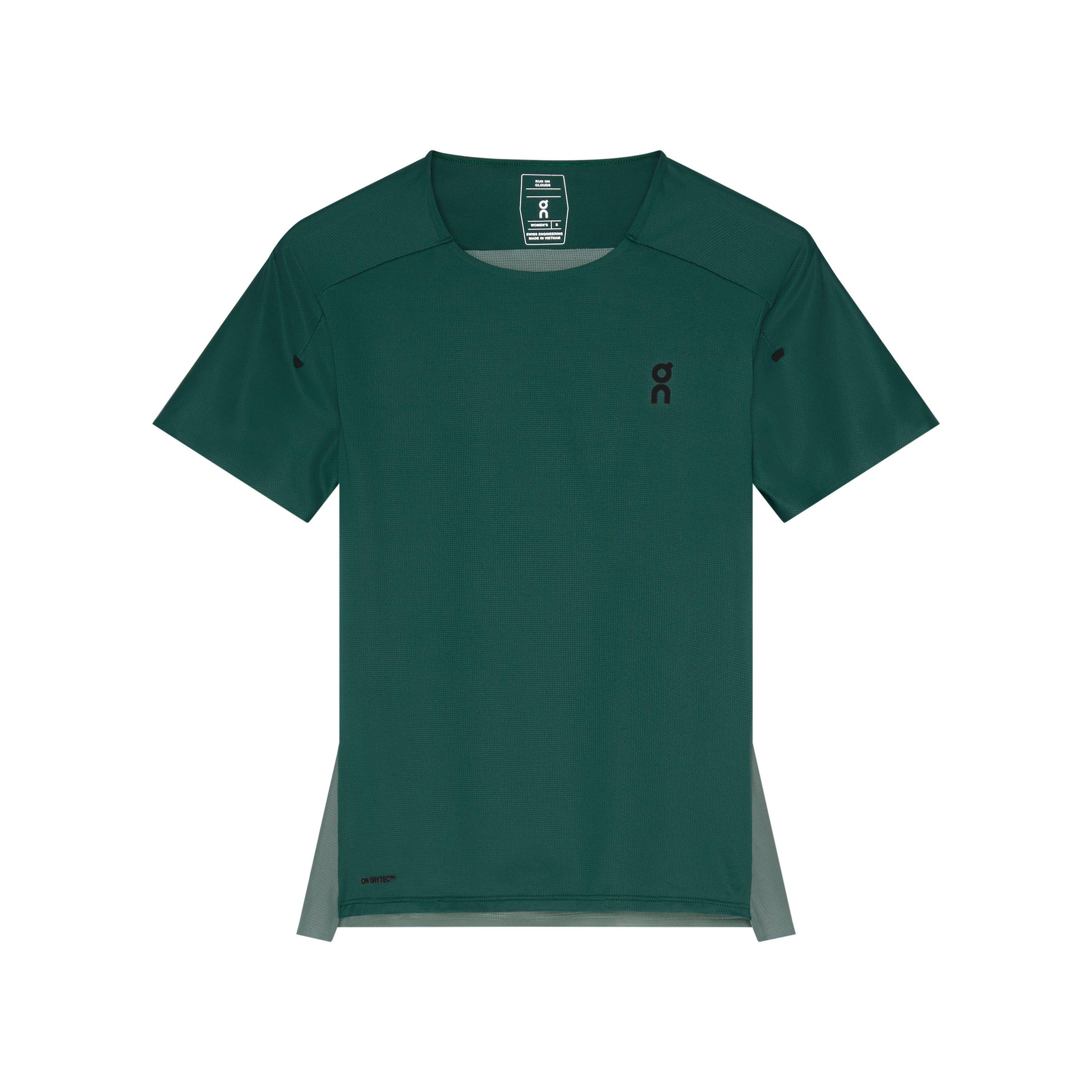 Olive - On - Women's Short-Sleeve Performance Running Top - 1