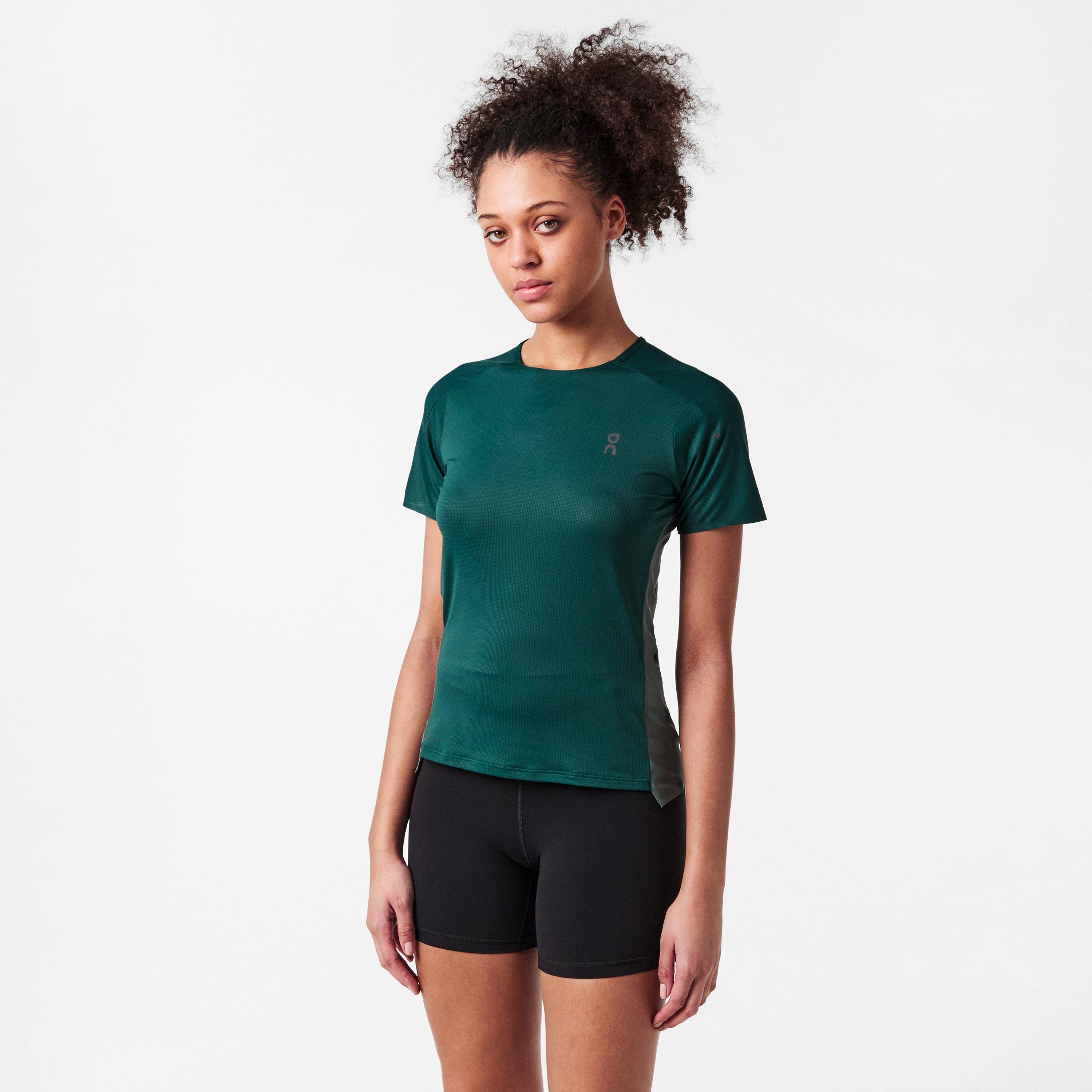 Olive - On - Short-Sleeve Performance Running Top - 3