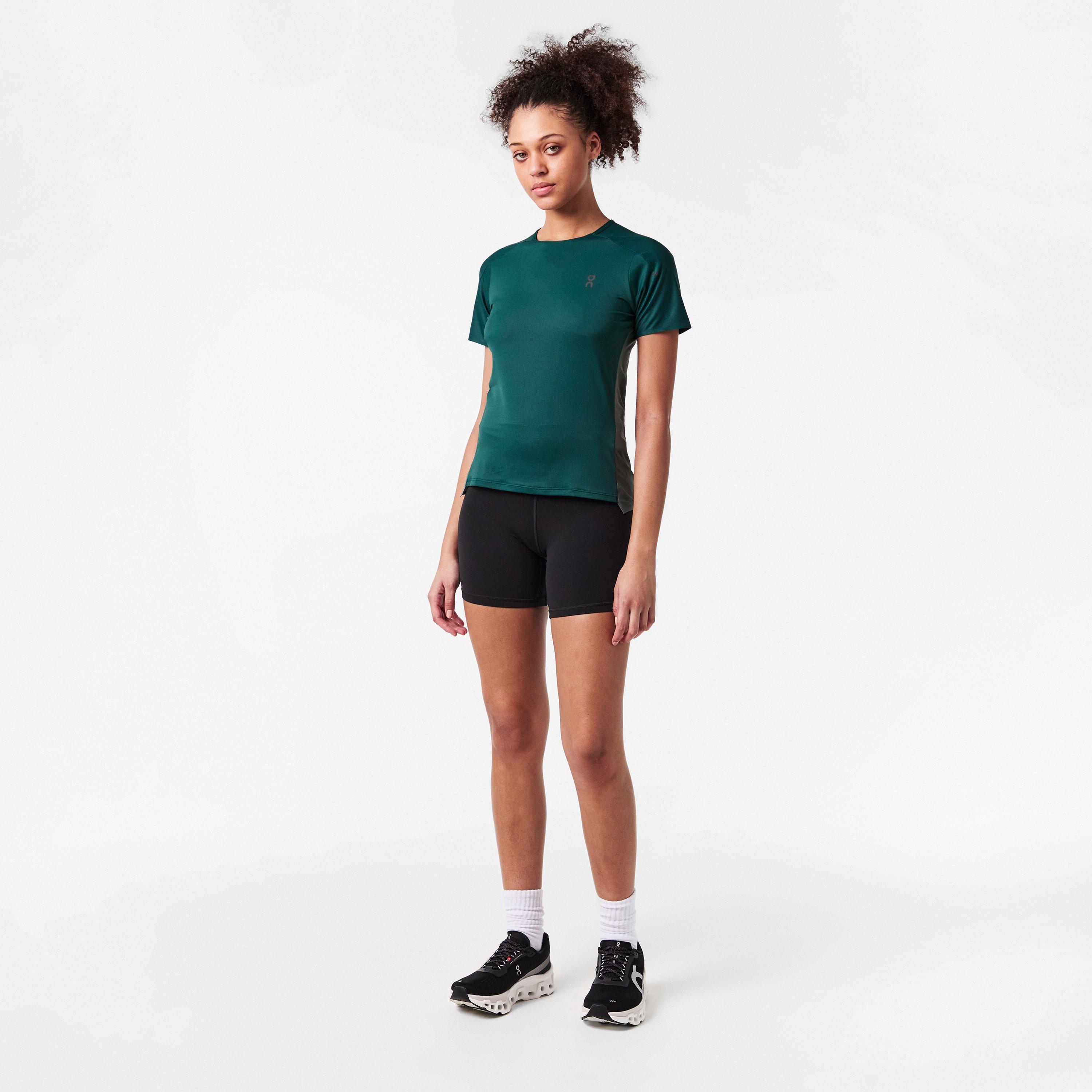 Olive - On - Short-Sleeve Performance Running Top - 6