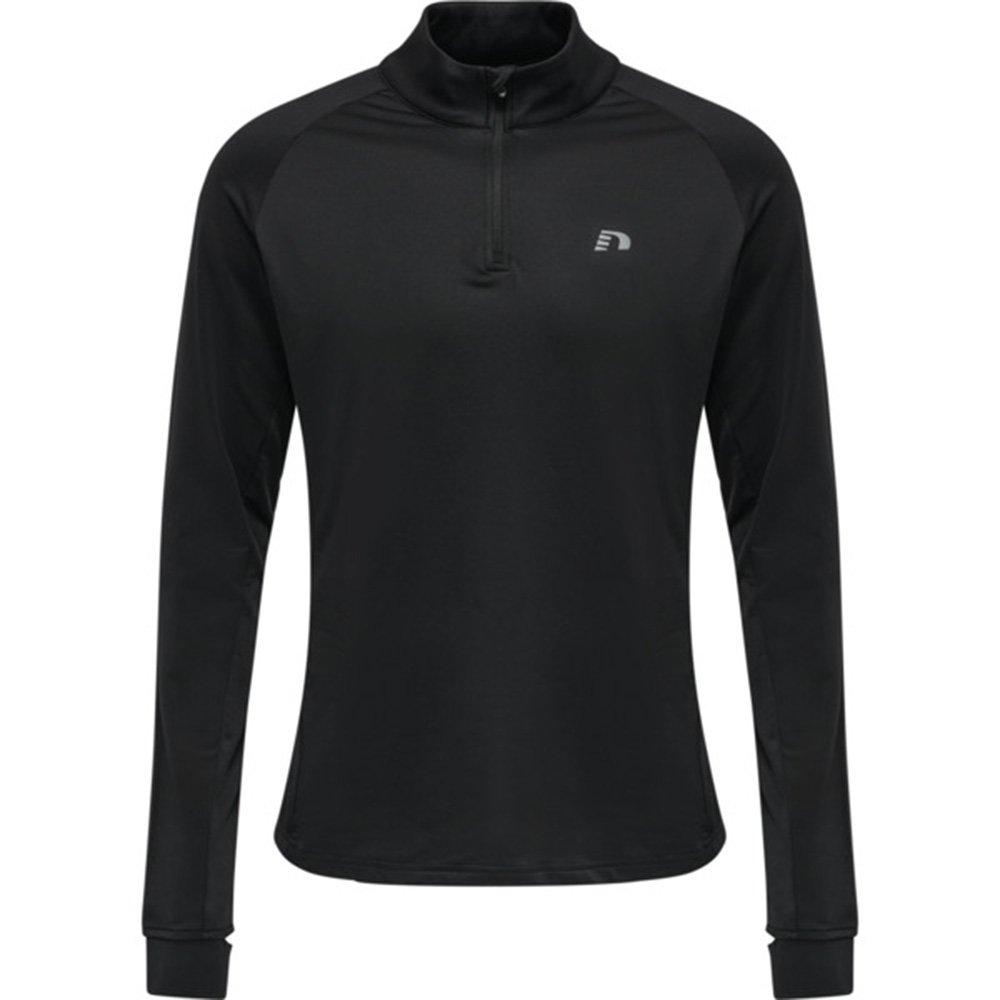 Zwart - Newline - Men's Core Long-Sleeve Performance Running Top - 1
