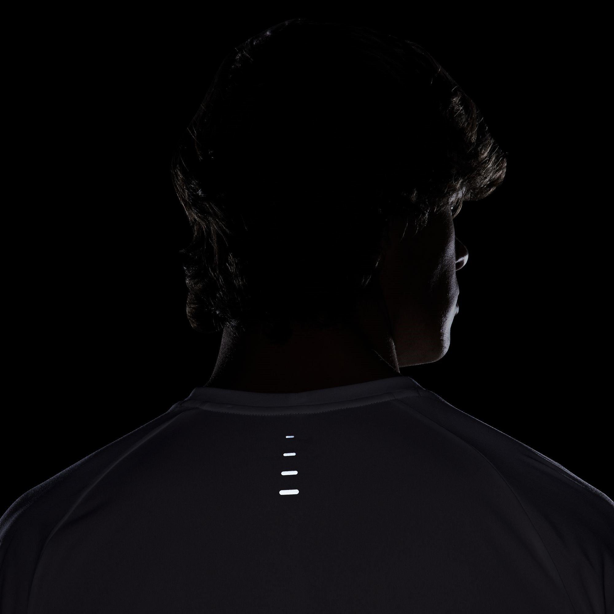 White - Nike - Mens Nike Stride Short Sleeve Performance T-Shirt - 8