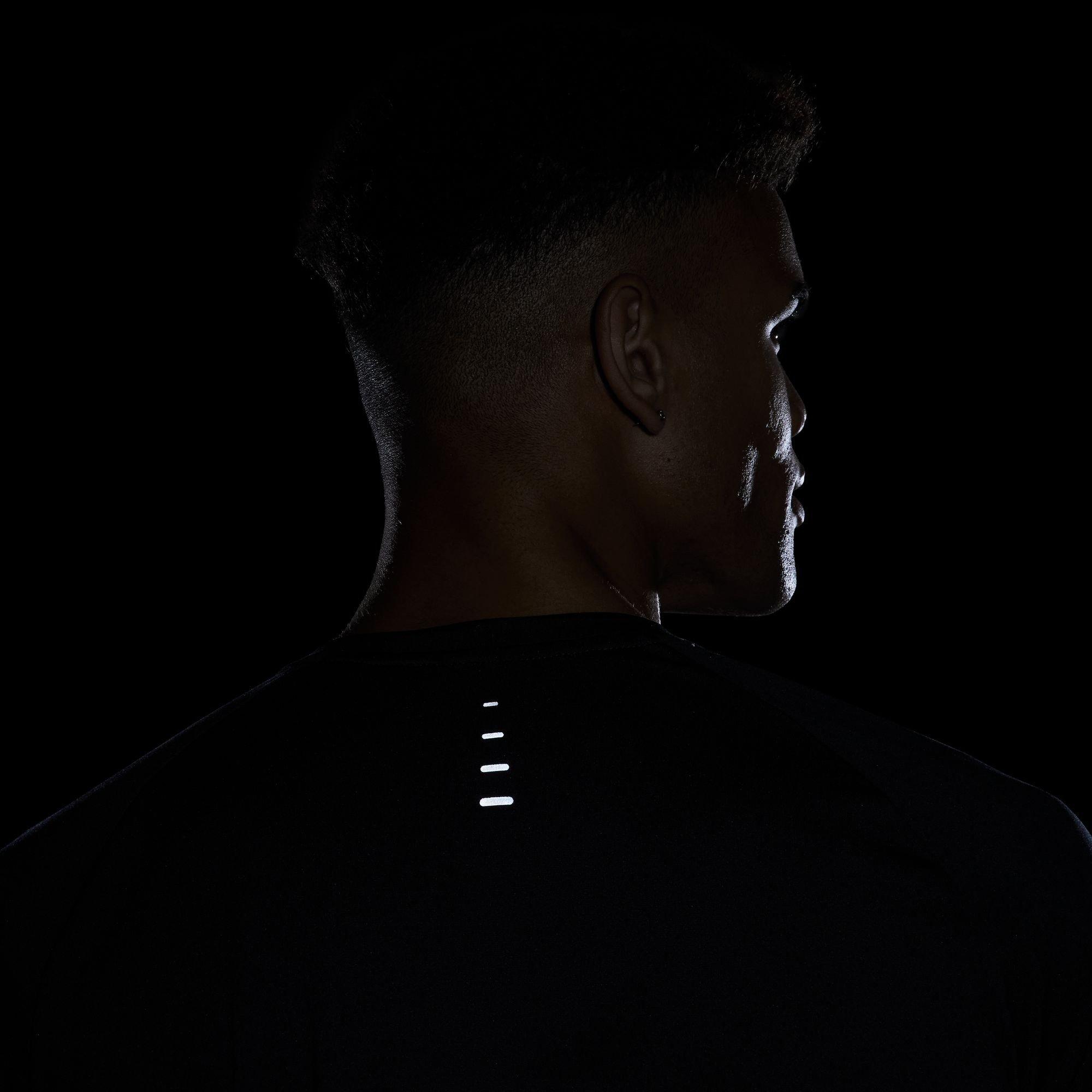 Black - Nike - Nike Stride Short Sleeve Performance T-Shirt - 16