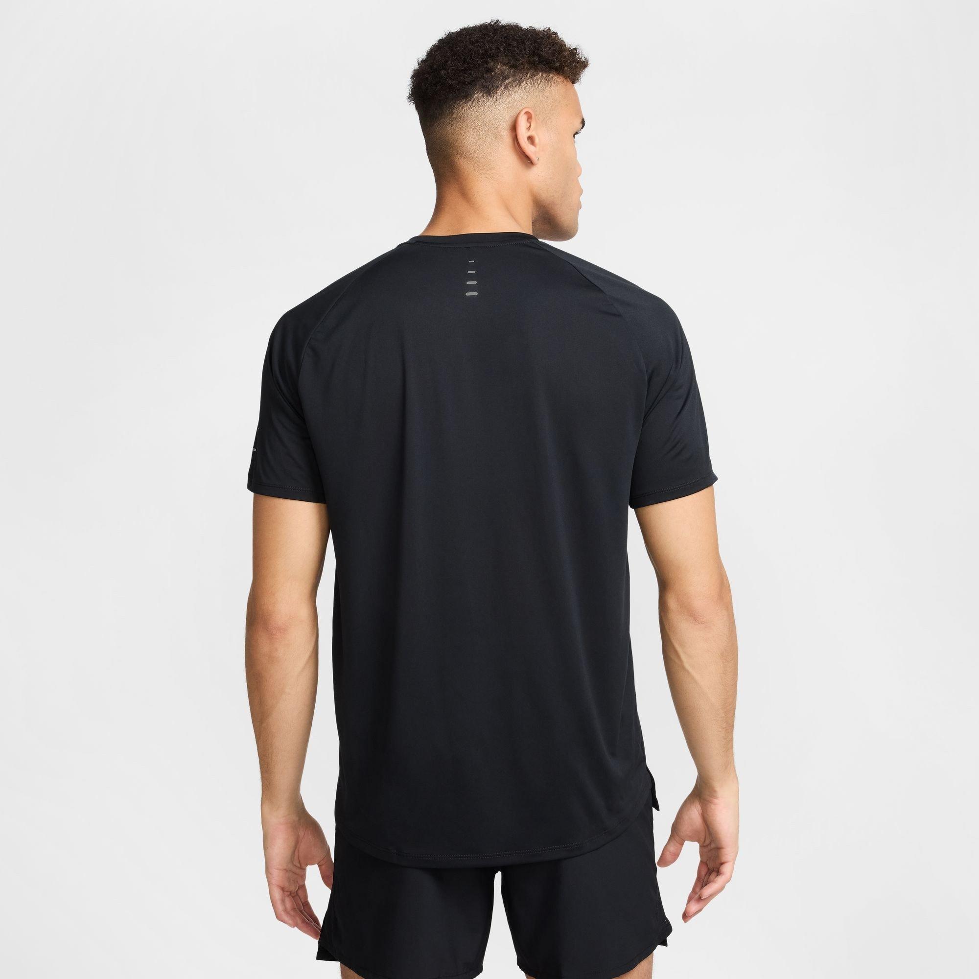 Black - Nike - Nike Stride Short Sleeve Performance T-Shirt - 4