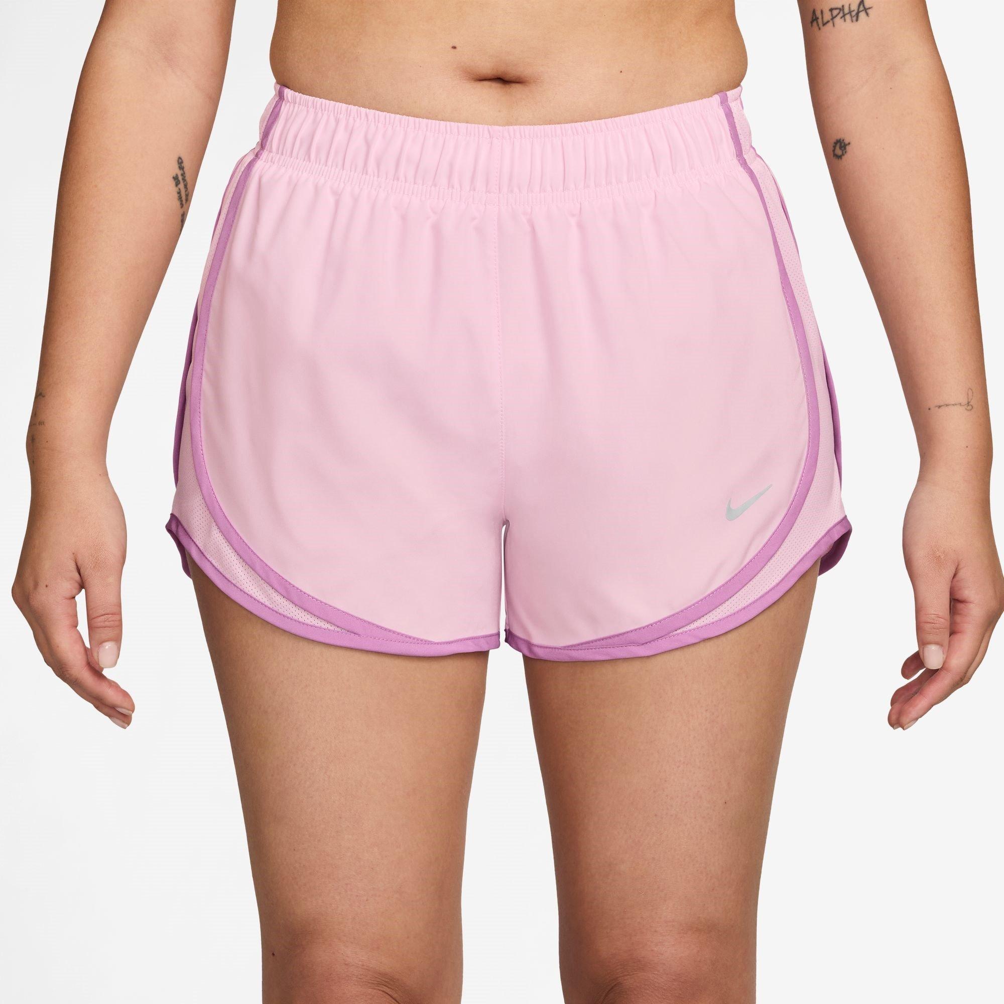 Nike Women's Tempo Dri-Fit Mid-Rise Brief-Lined Running Shorts - Pink Foam - 8 (XS)