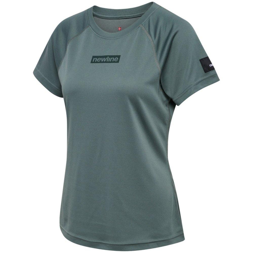 Balsam Green - Newline - Charge Short-Sleeve Performance Running Top - 3