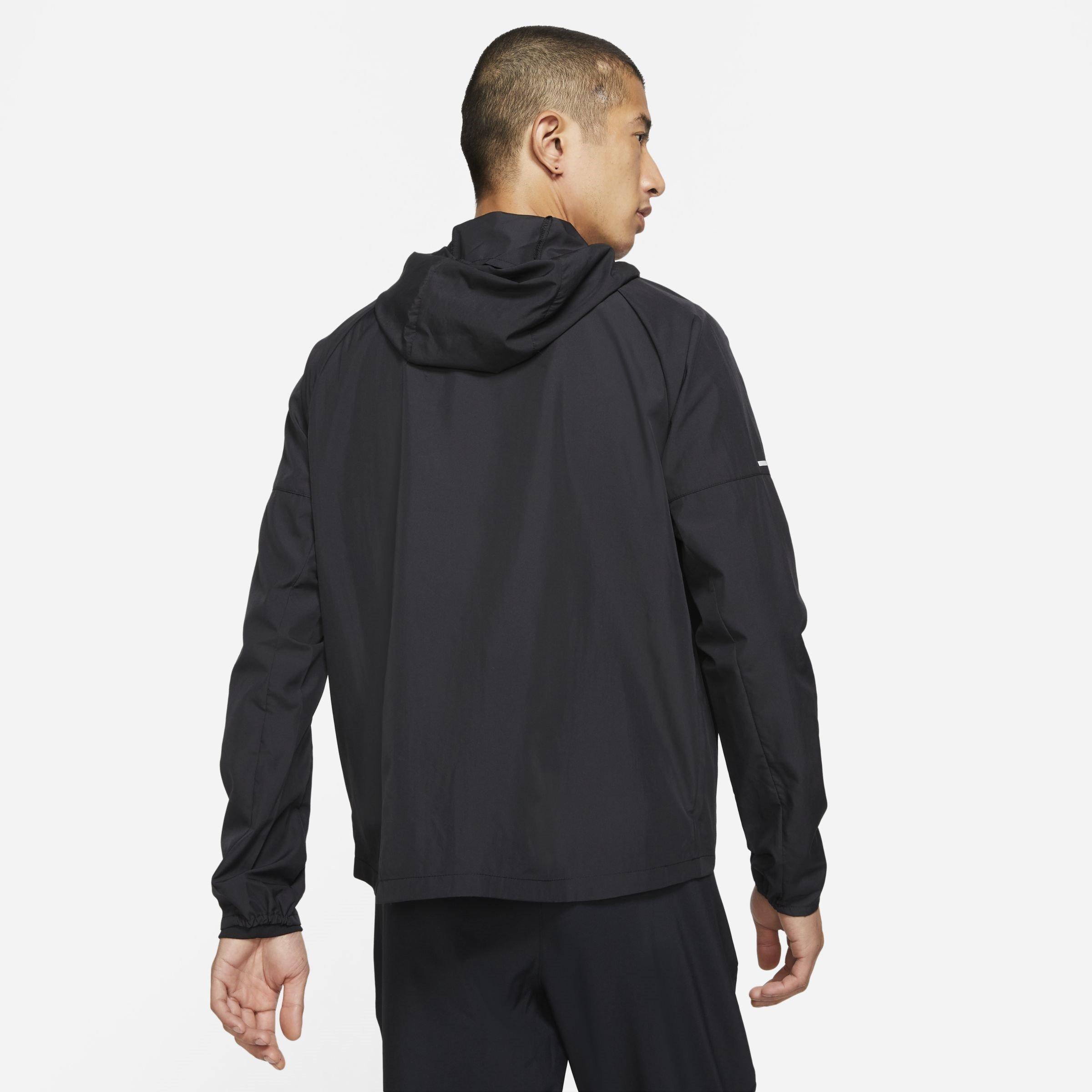 Black/Ref.Silv - Nike - Repel Miler Mens Running Jacket - 2