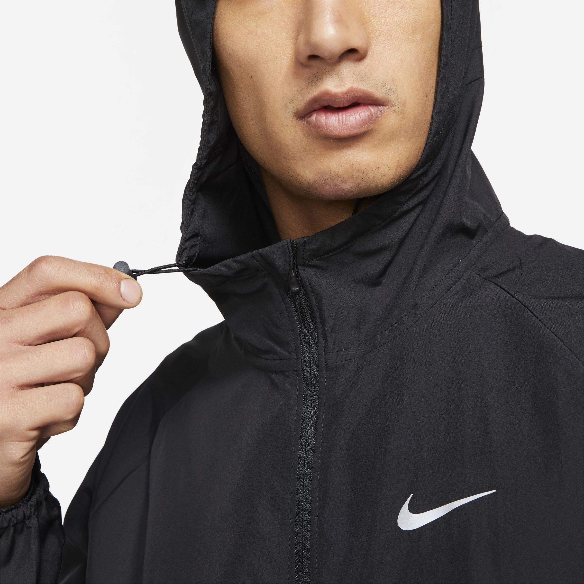 Black/Ref.Silv - Nike - Repel Miler Mens Running Jacket - 4
