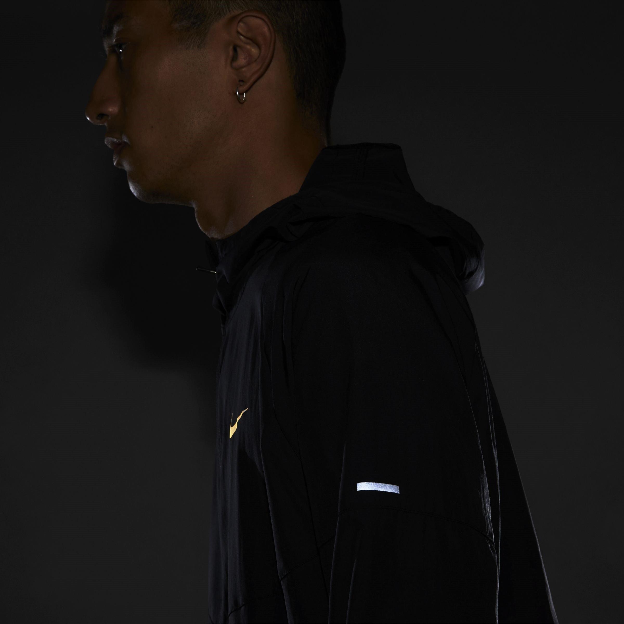 Black/Ref.Silv - Nike - Repel Miler Mens Running Jacket - 9