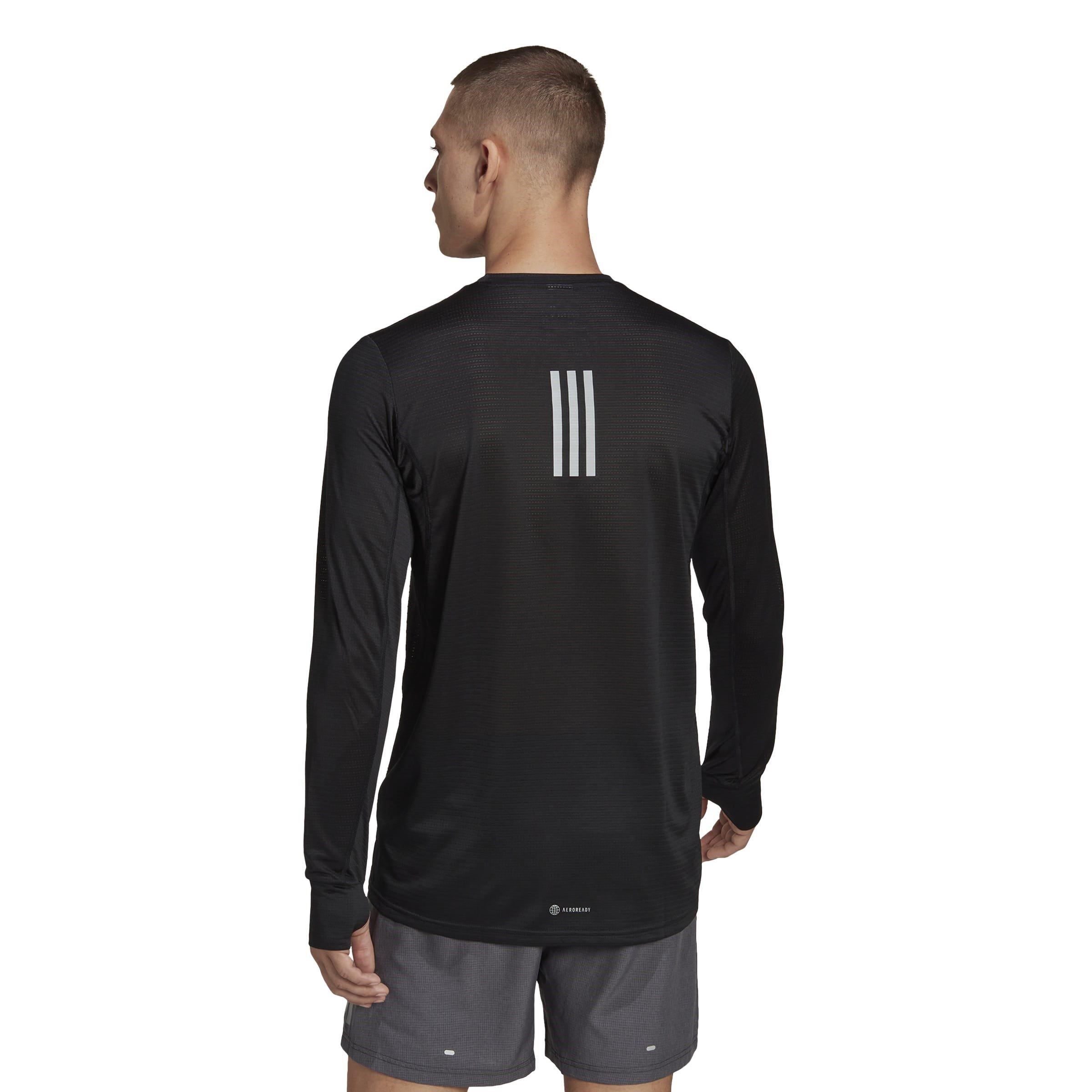 Schwarz - adidas - Own The Run Long-Sleeve Top Adults - 3