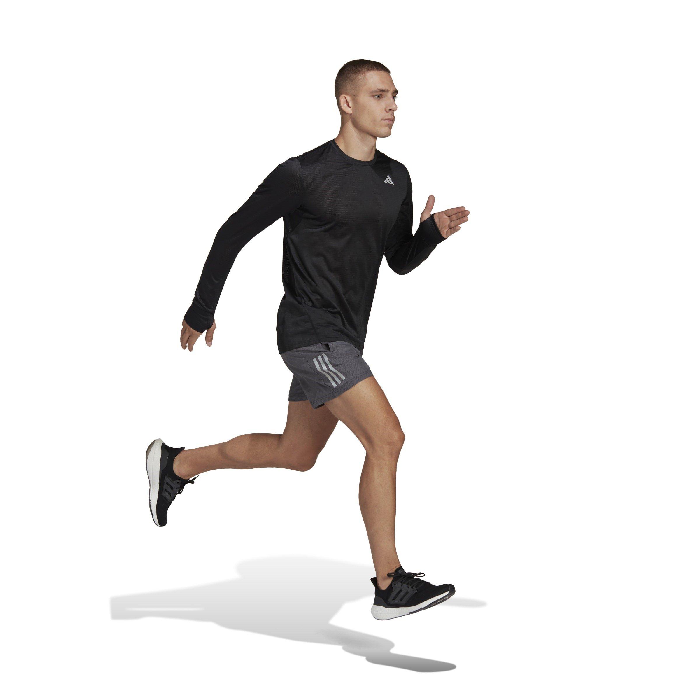 Schwarz - adidas - Own The Run Long-Sleeve Top Adults - 4