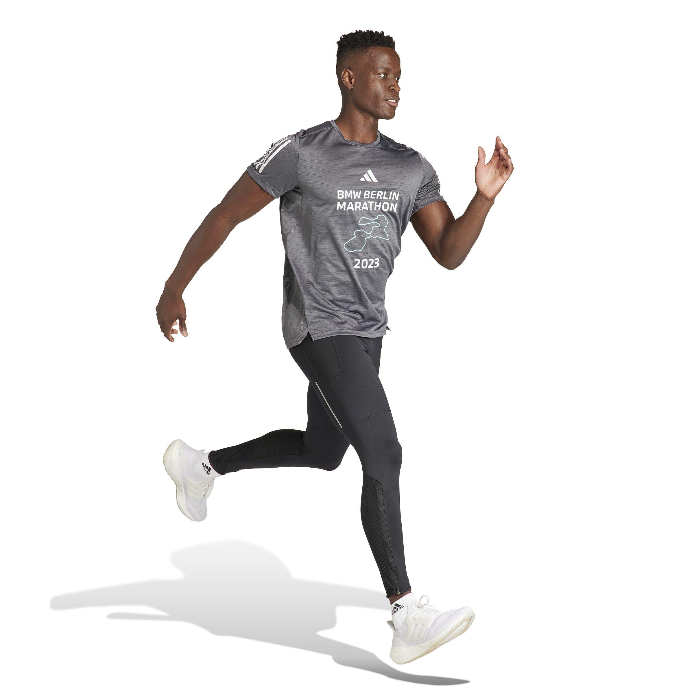 Grå - adidas - BMW BERLIN-MARATHON 2023 Event T-Shirt Mens - 4