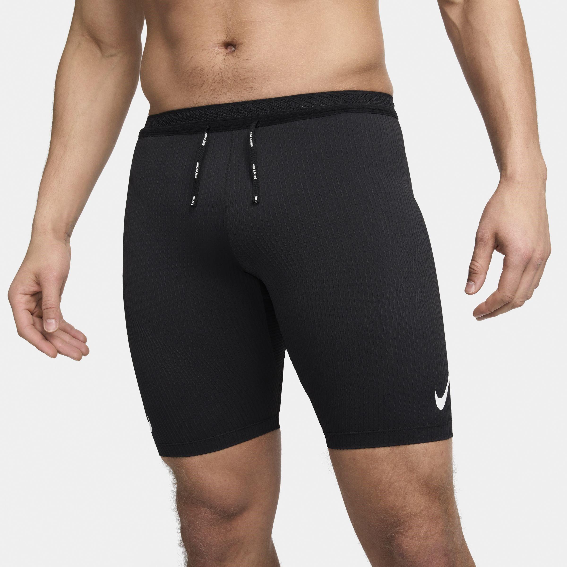 Black - Nike - AeroSwift Mens Dri-FIT ADV Running 1/2-Length Tights - 1