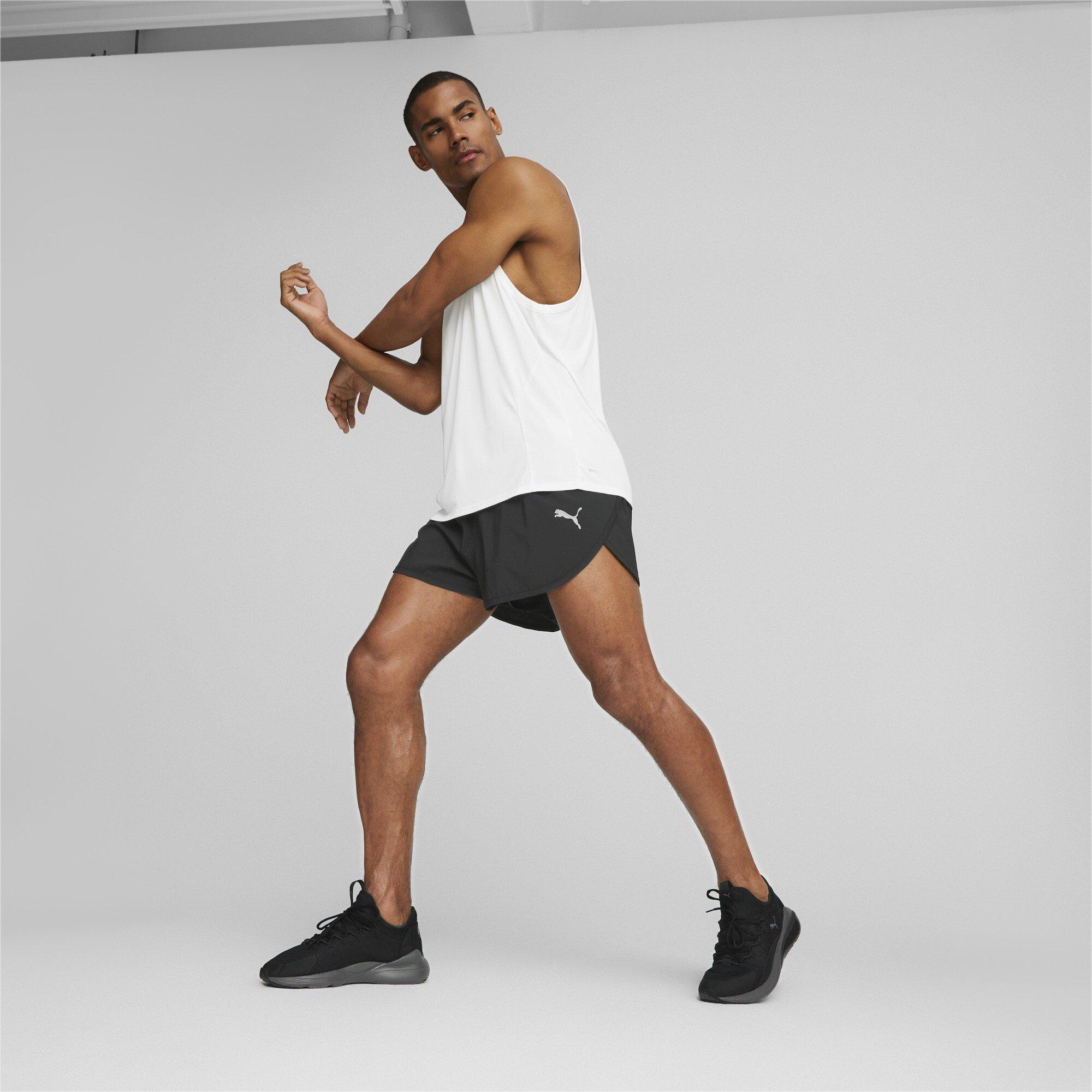 Puma Black - Puma - PUMA Run Favourite Split Mens Running Shorts - 2