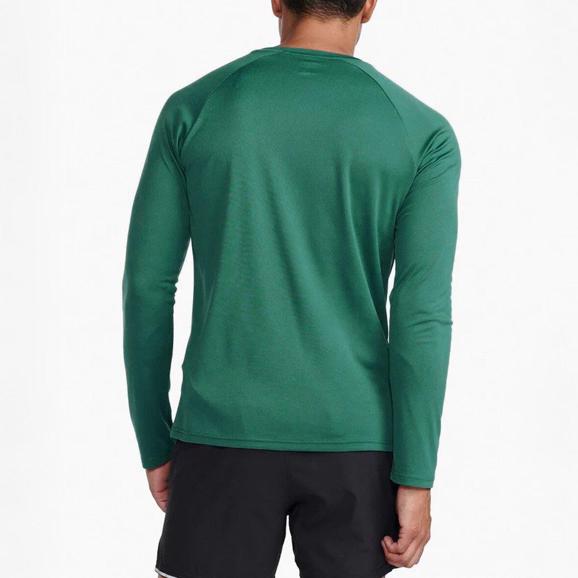 Frst.Green/Blk - 2XU - Aspire Long Sleeve T-Shirt Mens - 2