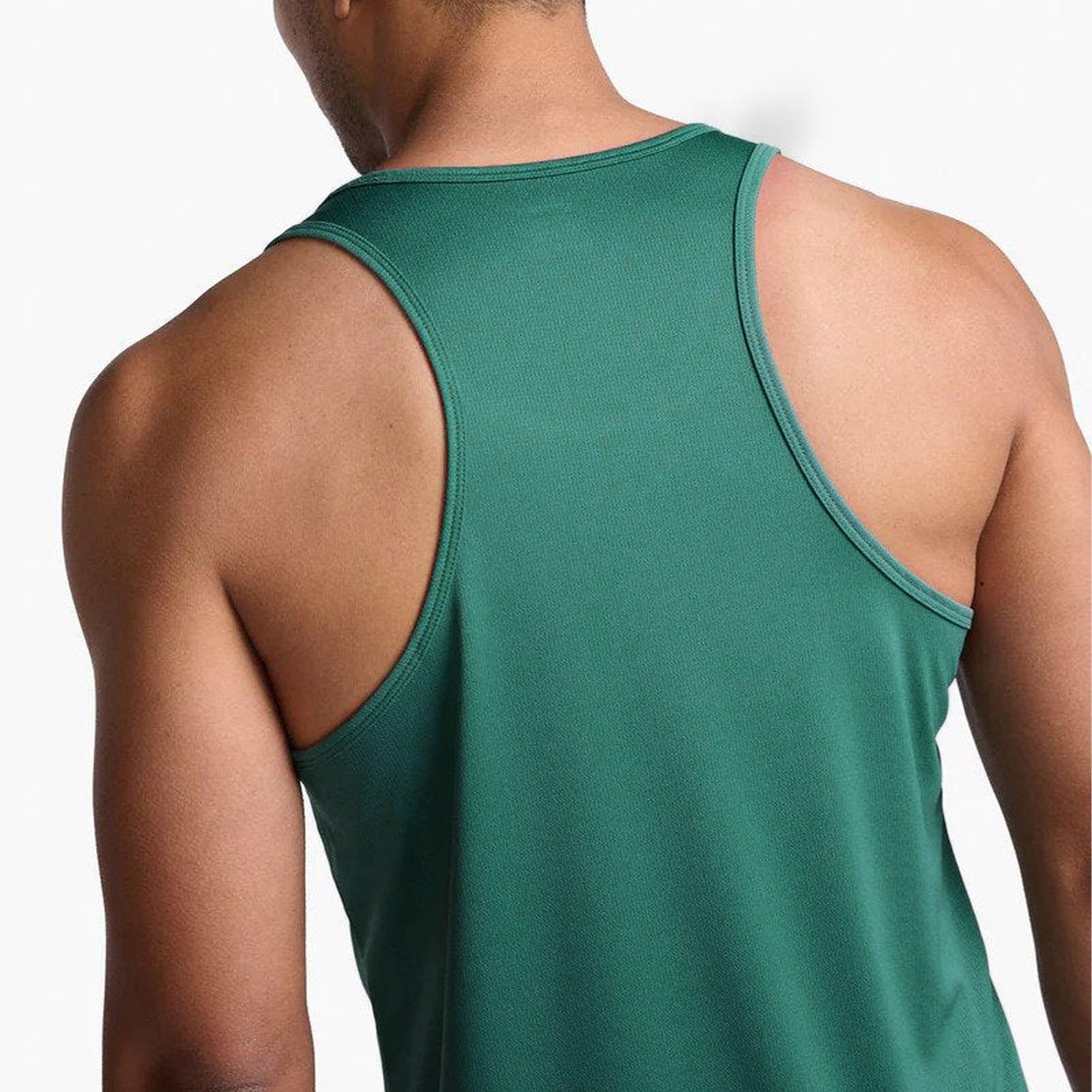 Frst.Green/Blk - 2XU - Aspire Singlet - 4