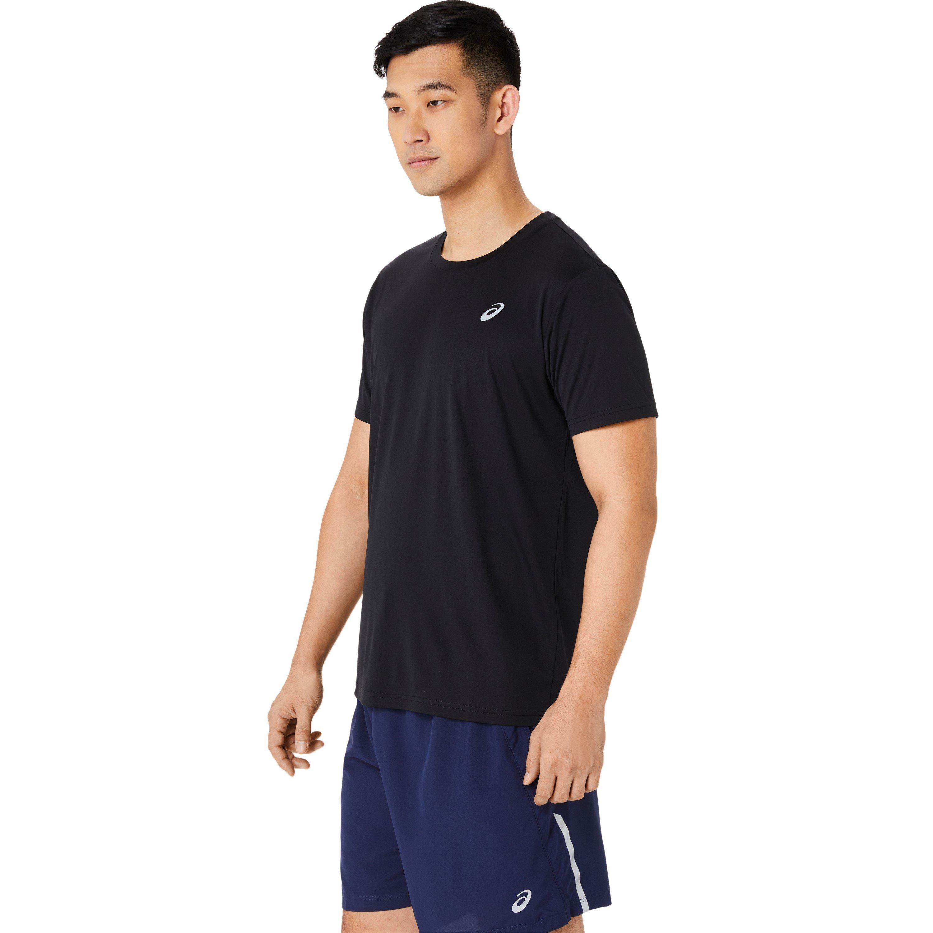 Black - Asics - asics Spiral Mens Performance T Shirt - 4