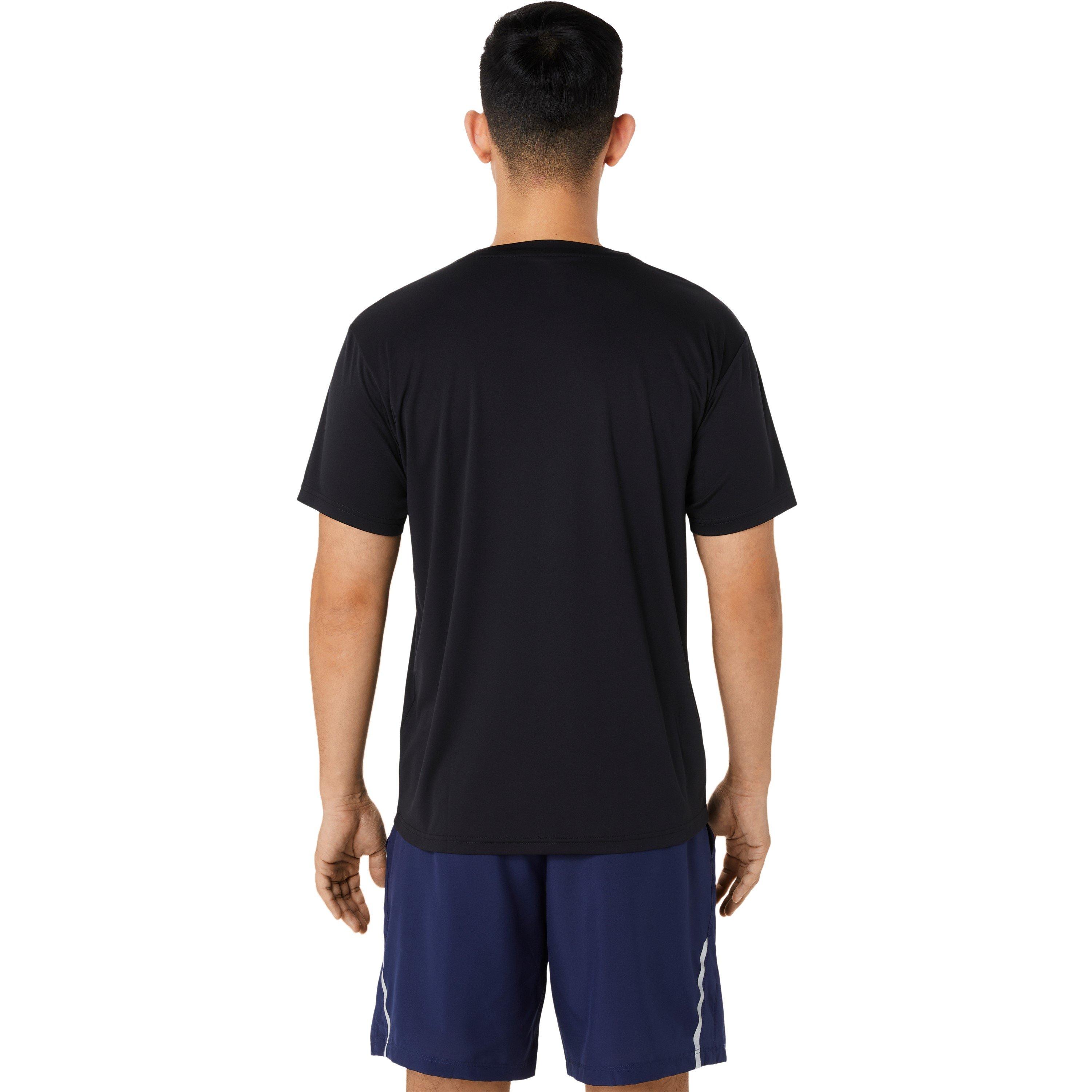 Black - Asics - asics Spiral Mens Performance T Shirt - 5