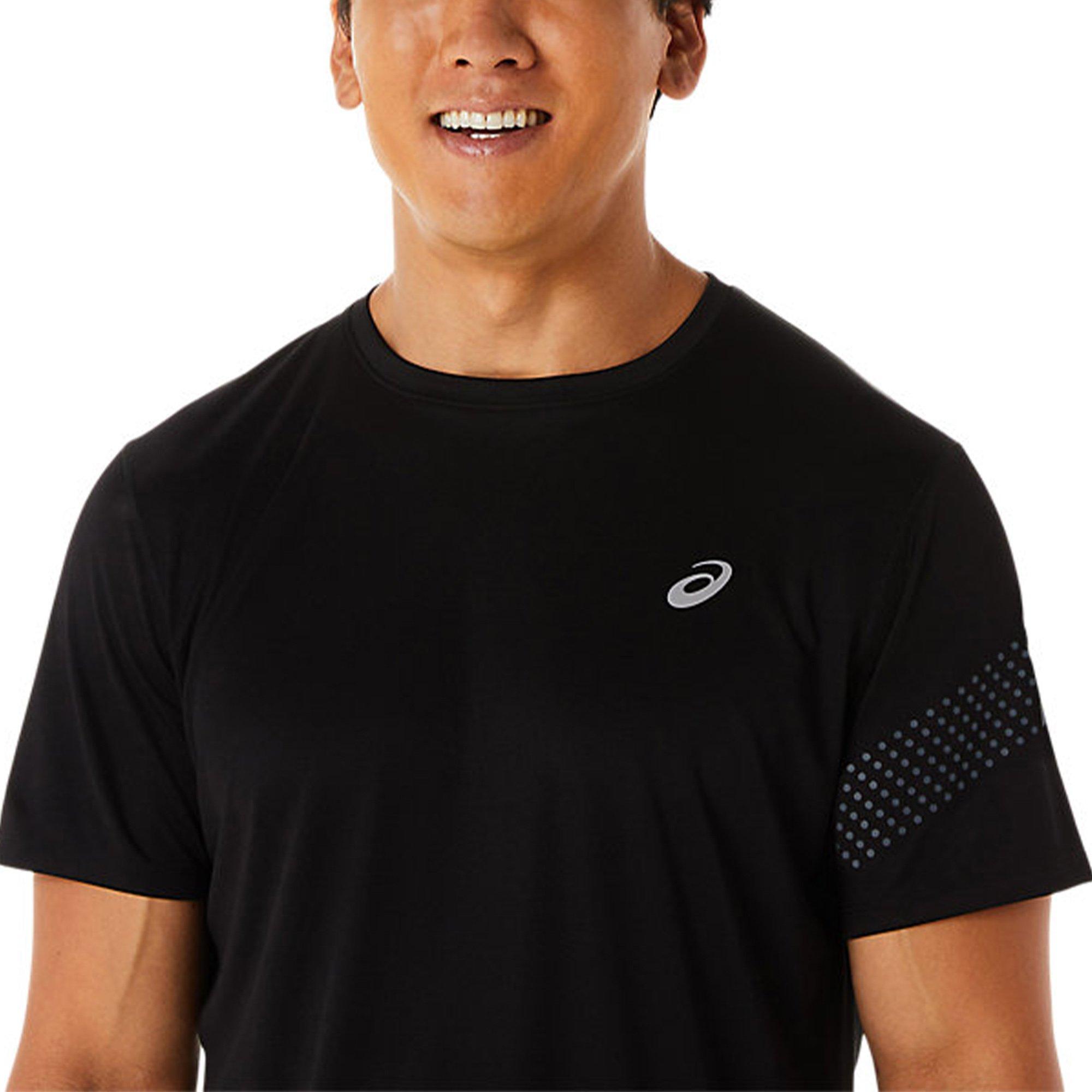 PERF.BLK/GREY - Asics - Icon Mens Short Sleeve Top - 3