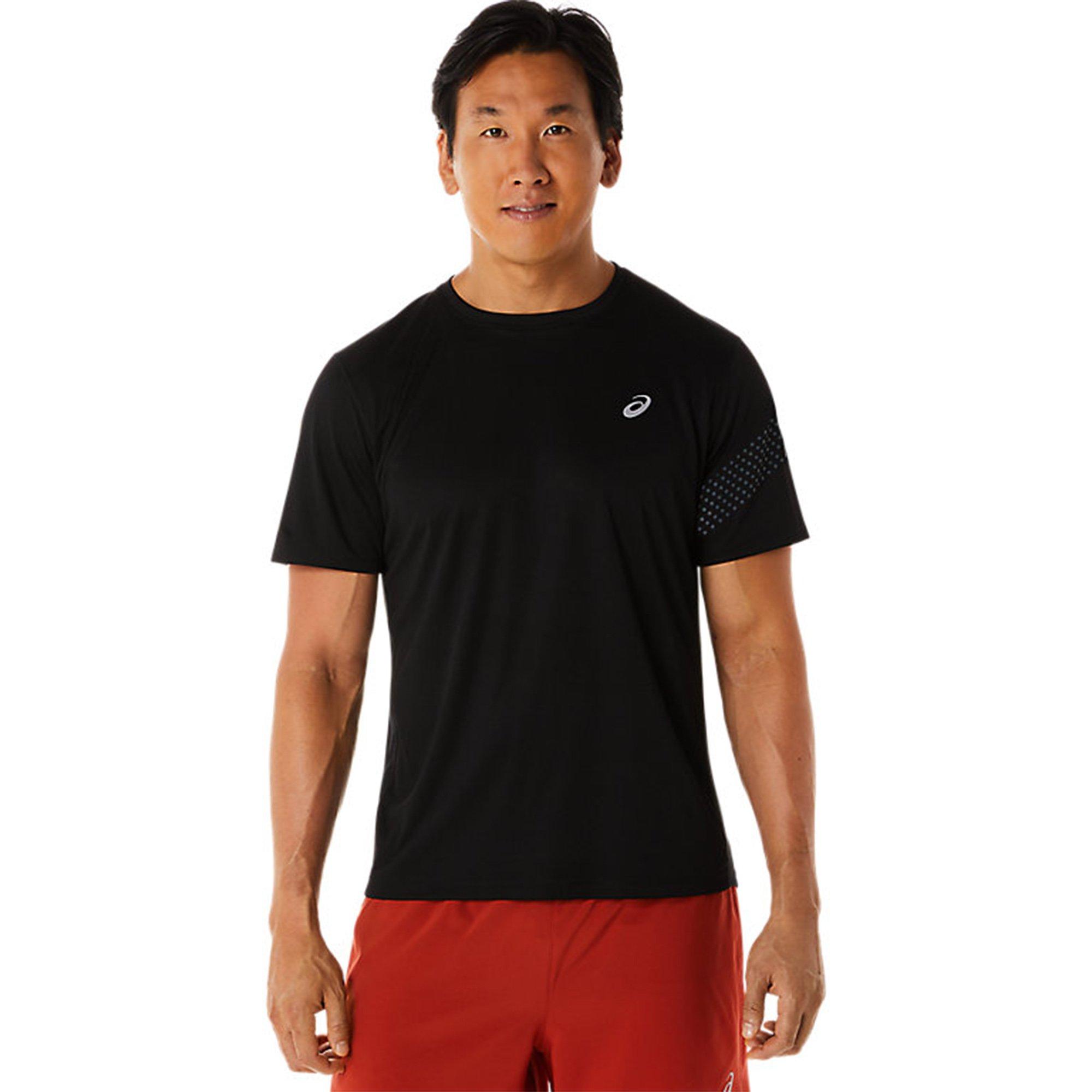 PERF.BLK/GREY - Asics - Icon Mens Short Sleeve Top - 6
