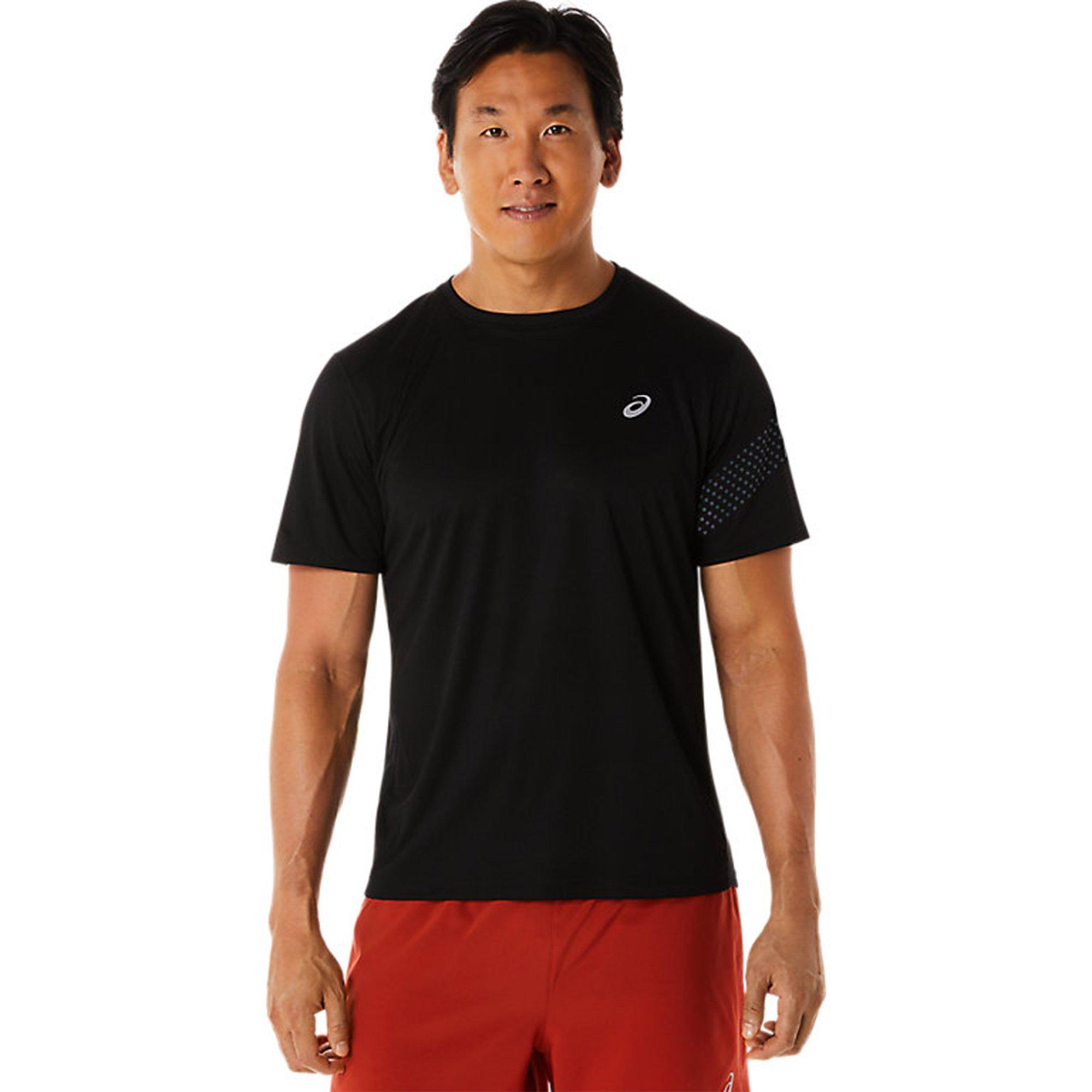 PERF.BLK/GREY - Asics - Icon Mens Short Sleeve Top - 8