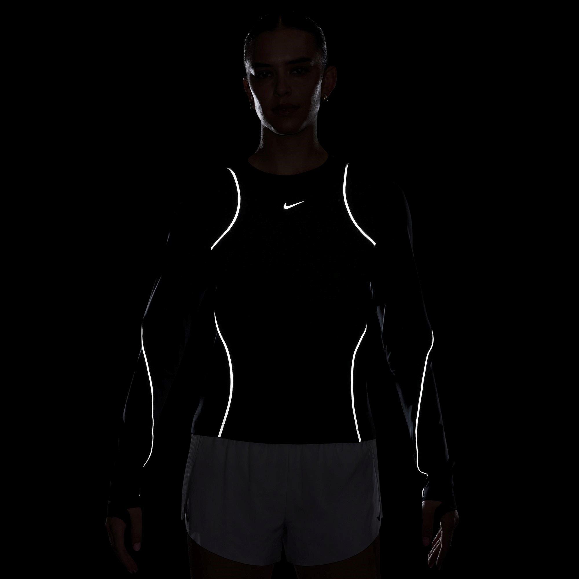 Negro/Plata - Nike - Run Division Long Sleeve T-Shirt - 4