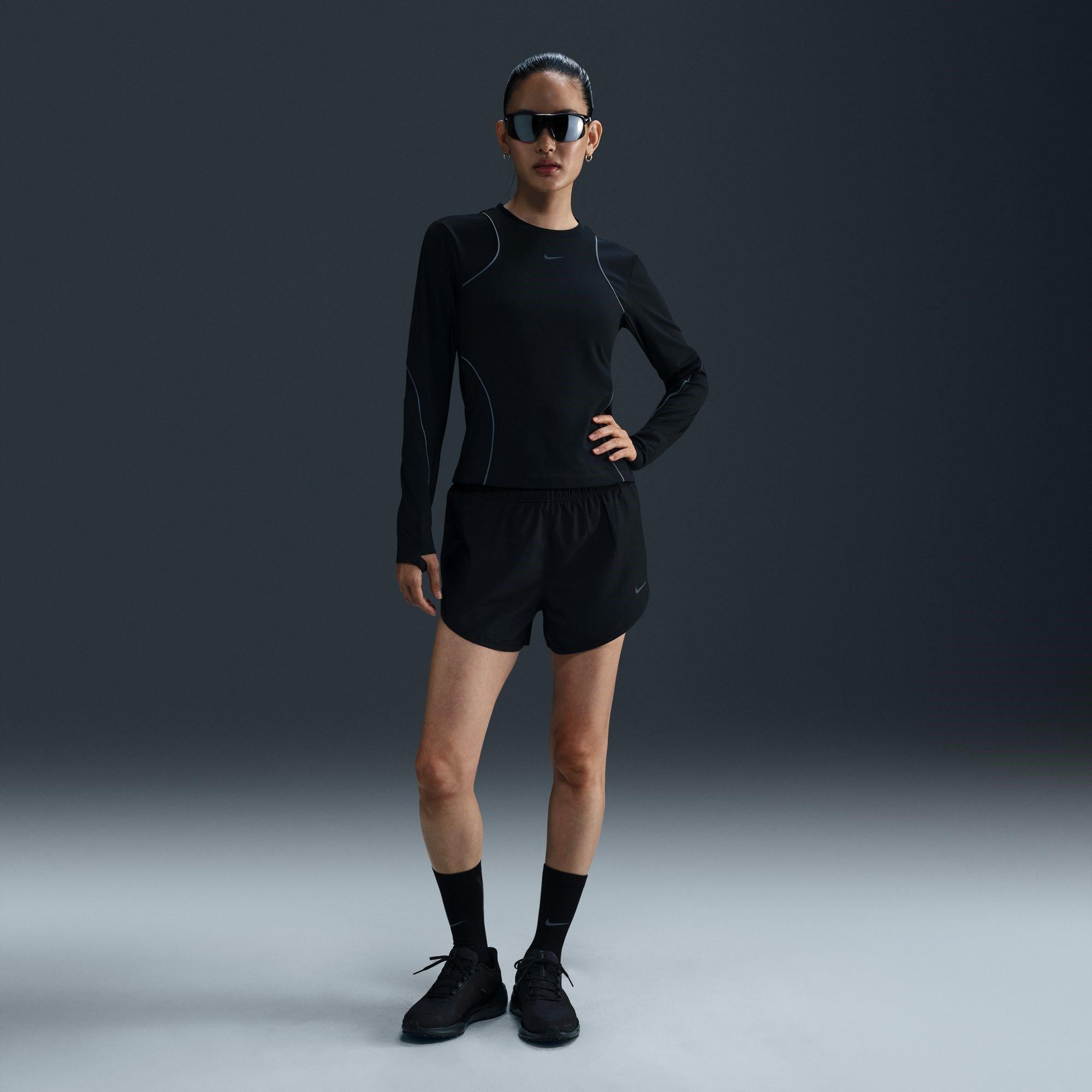 Negro/Plata - Nike - Run Division Long Sleeve T-Shirt - 5