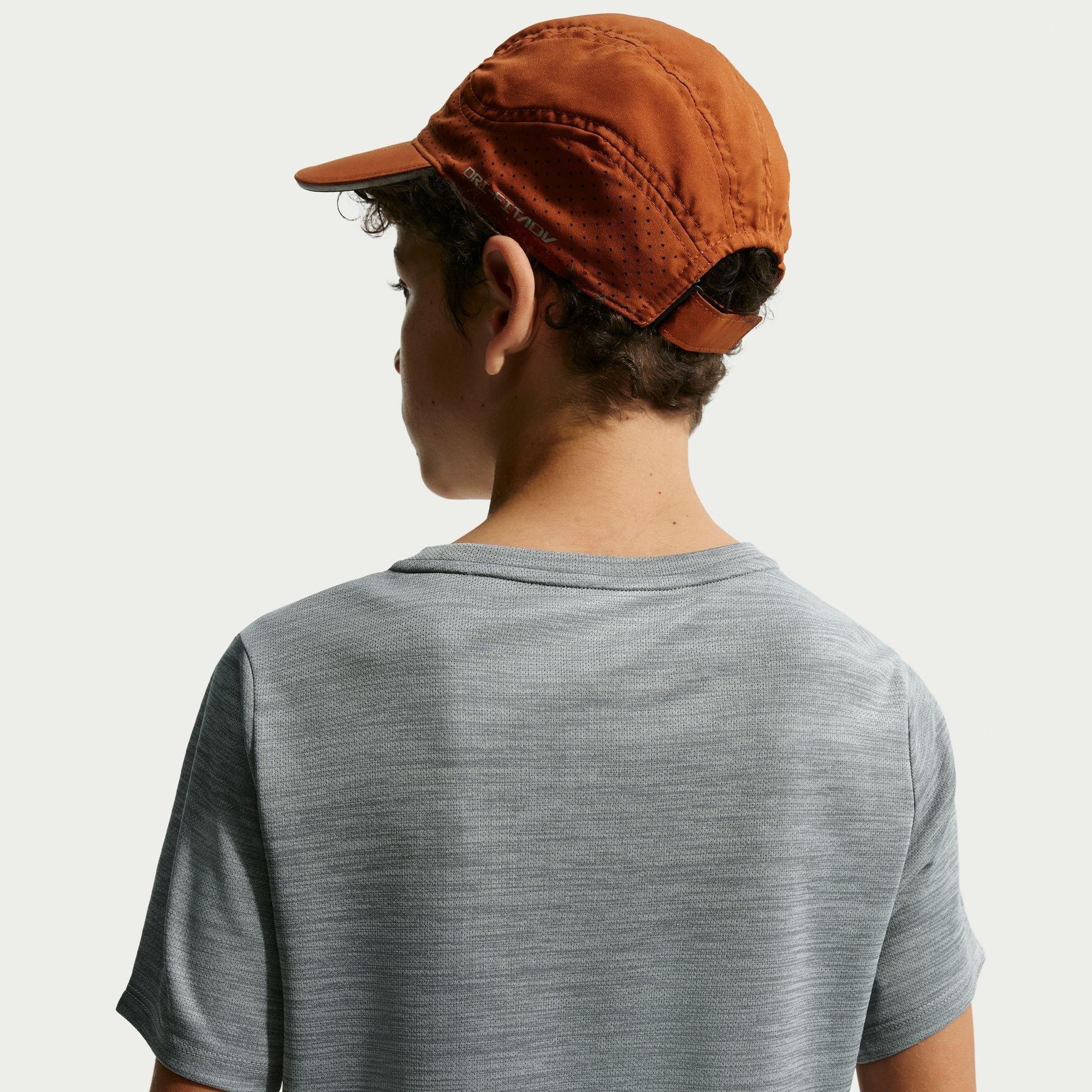 Smoke Grey - Nike - Dri-FIT Miler Big Kids' (Boys') Training Top - 3