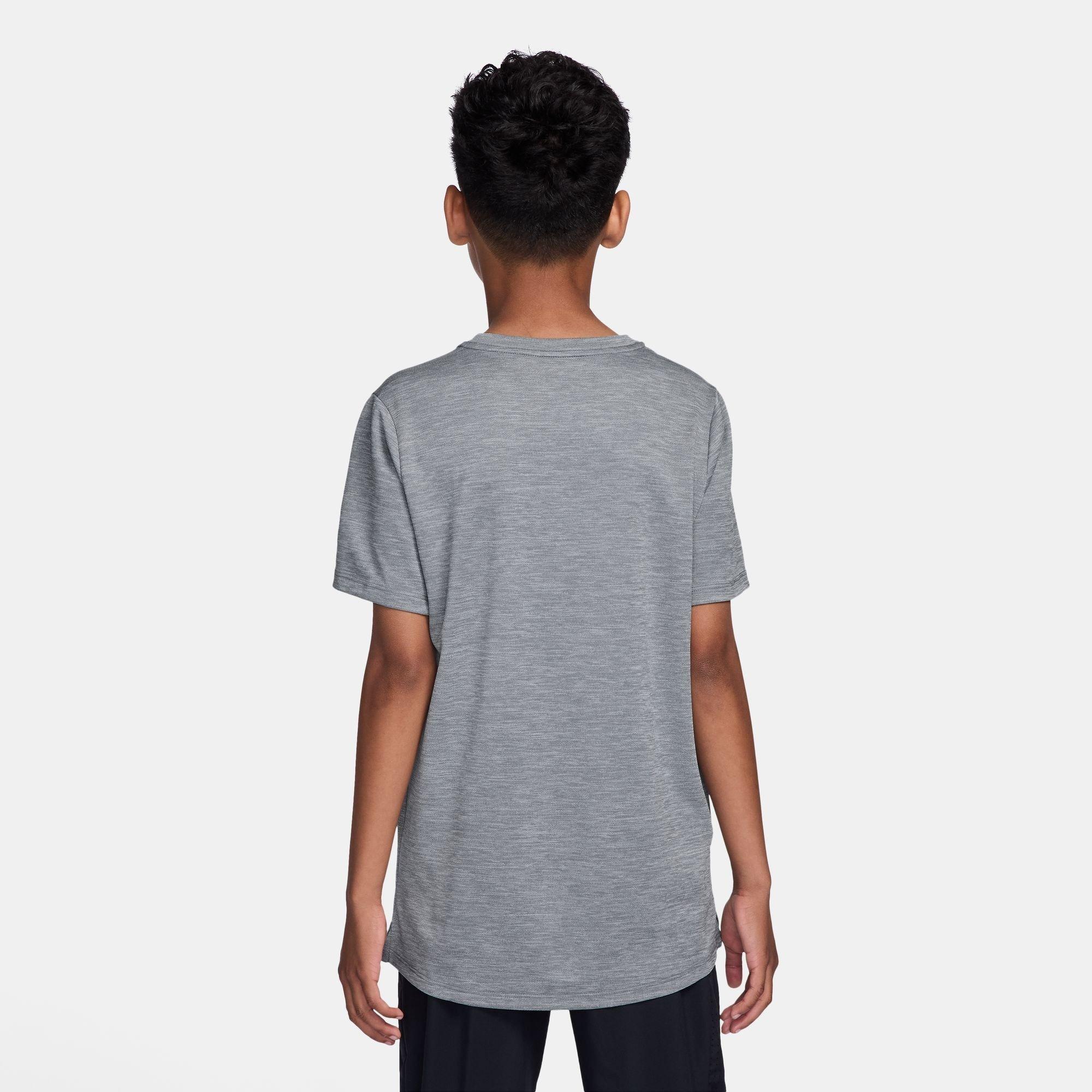 Smoke Grey - Nike - Dri-FIT Miler Big Kids' (Boys') Training Top - 6