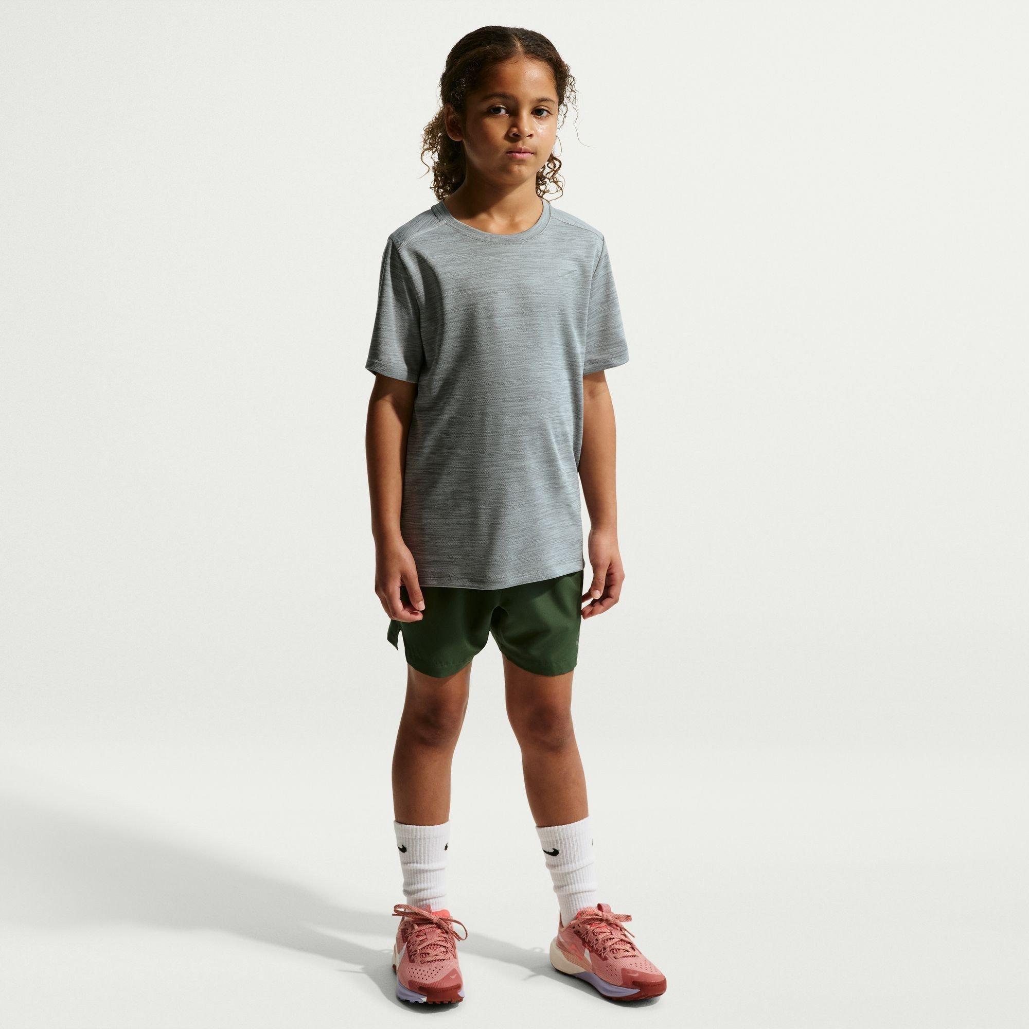 Smoke Grey - Nike - Dri-FIT Miler Big Kids' (Boys') Training Top - 8