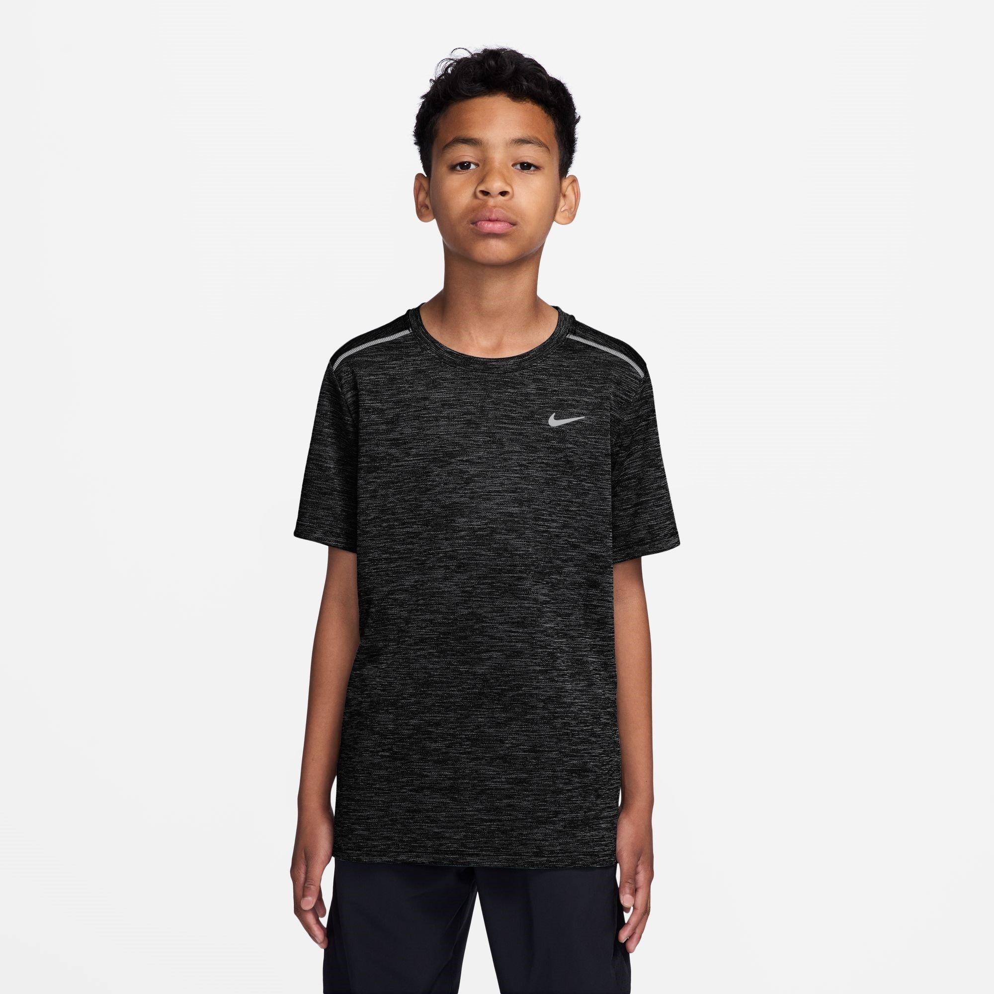 Black - Nike - Dri-FIT Miler Big Kids' (Boys') Training Top - 1