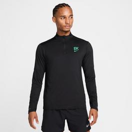 Nike Element Half Zip Performance T Shirt Mens