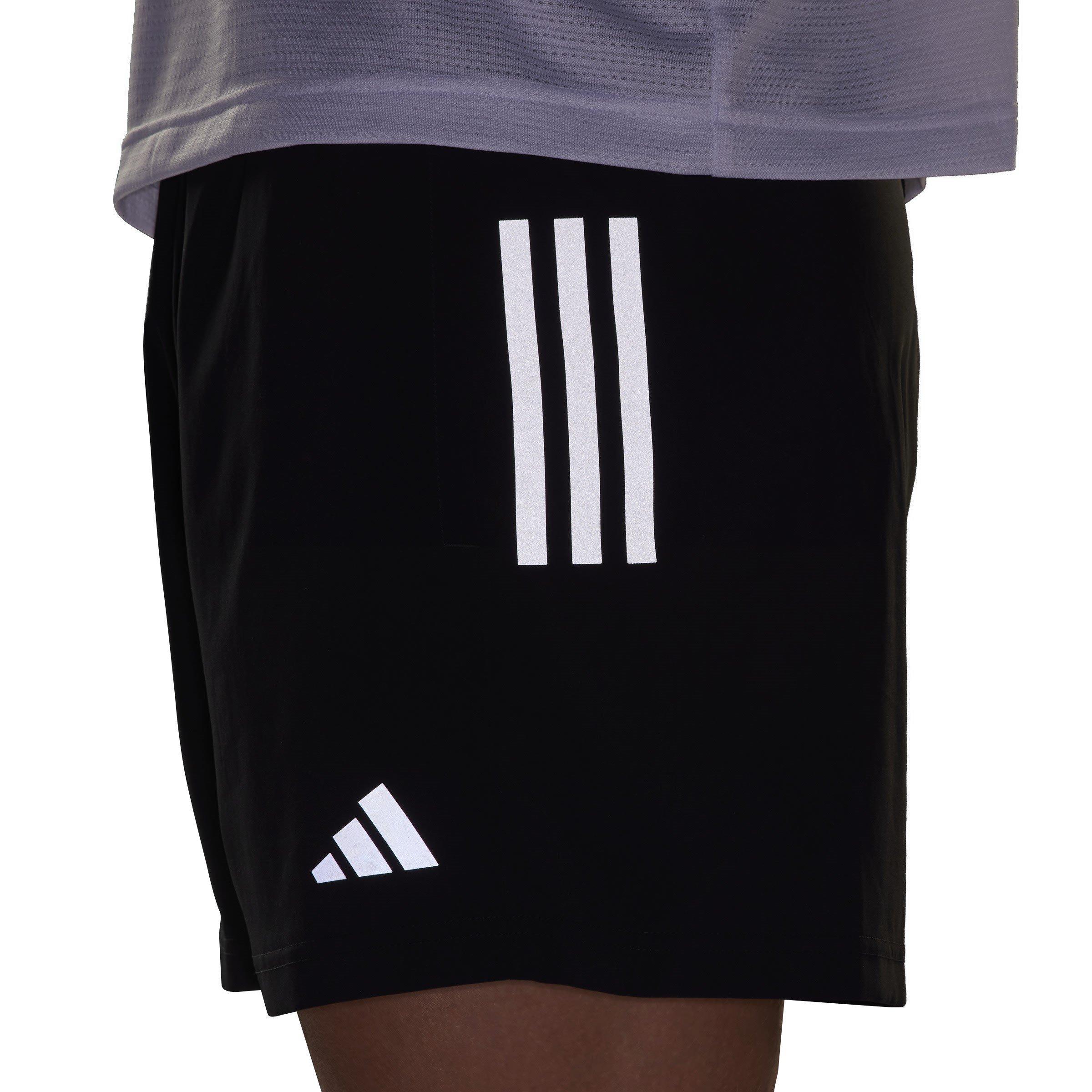 Black - adidas - Own The Run Mens Performance Shorts - 5