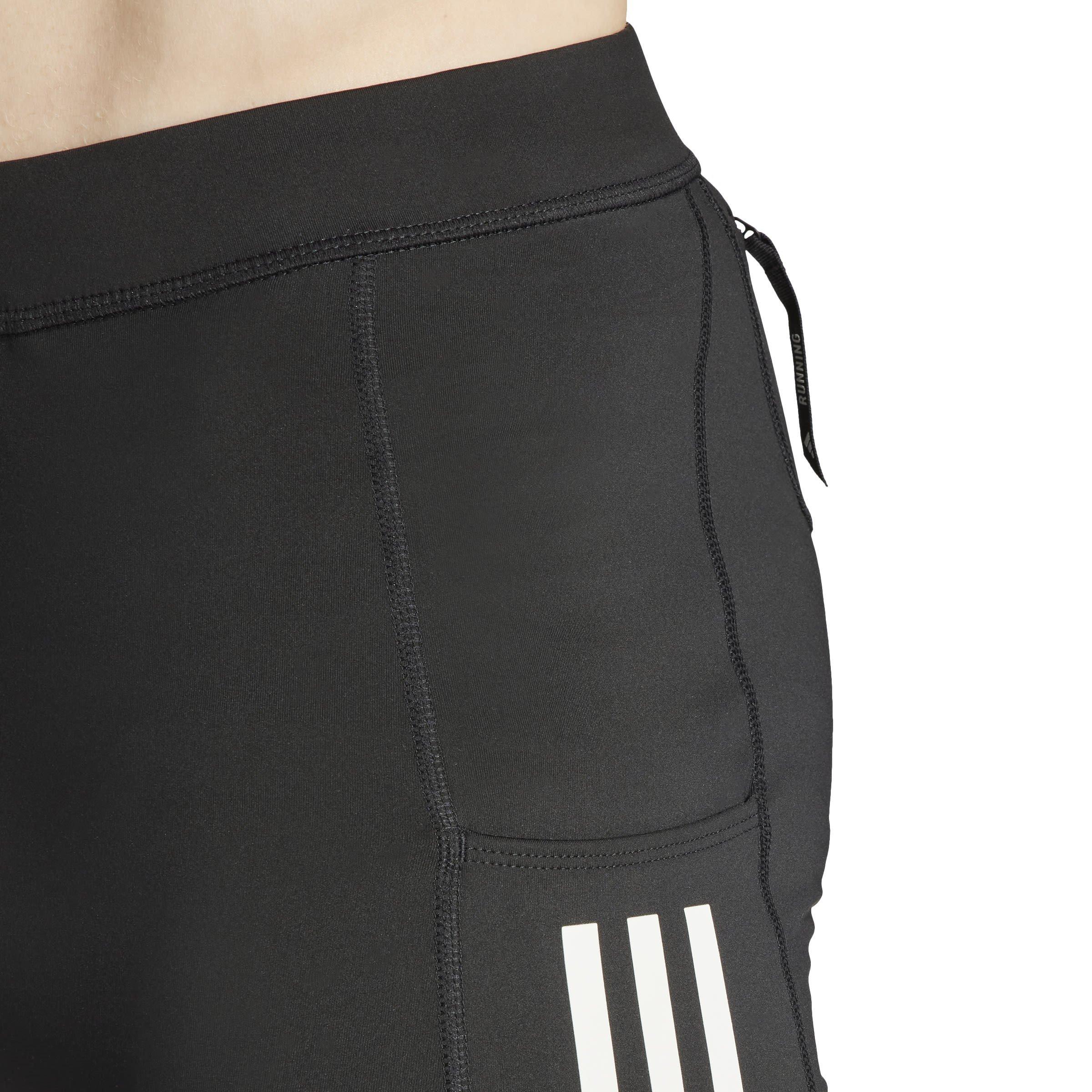 BLACK - adidas - Own the Run Short Tights Mens - 6