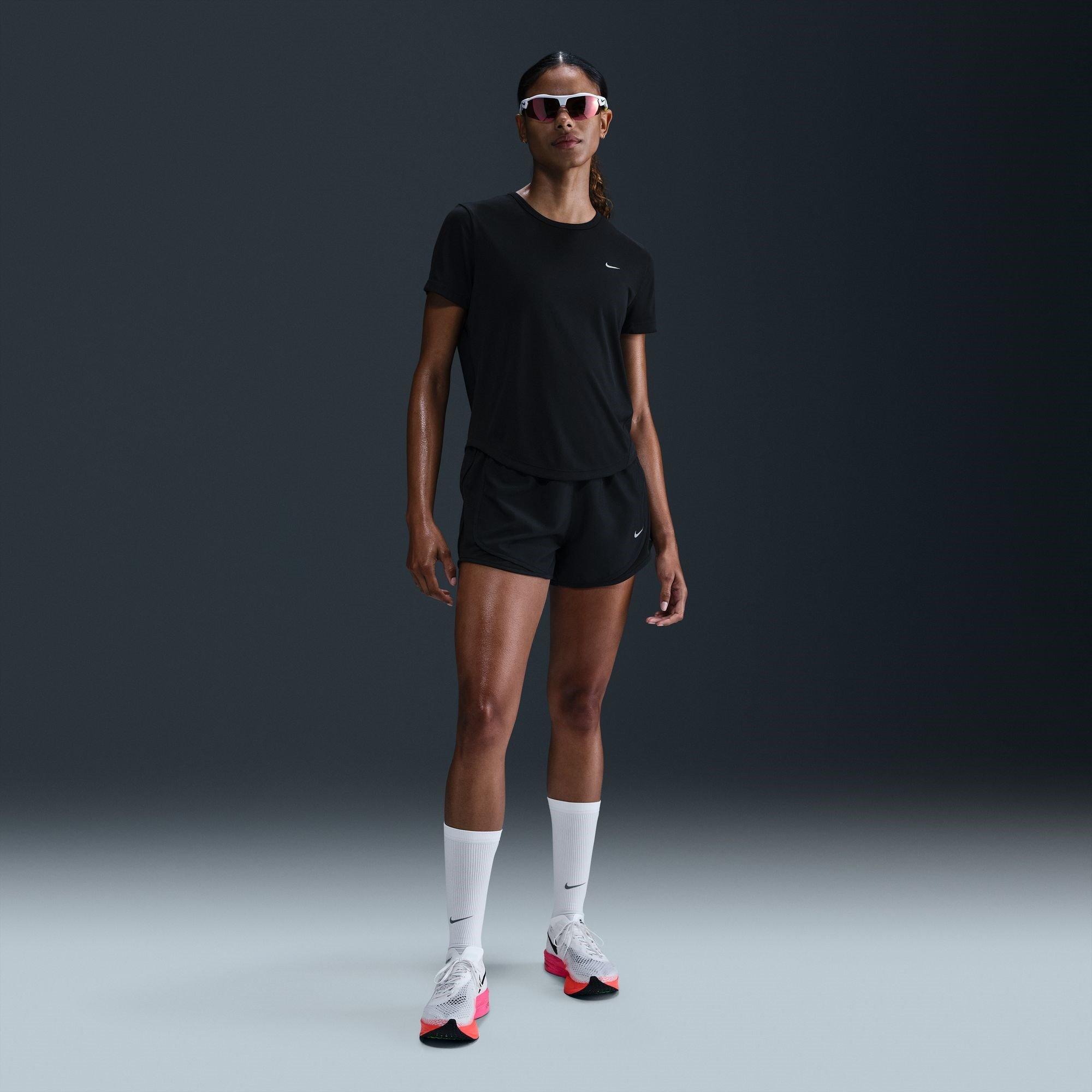 Schwarz - Nike - Tempo Women's Dri-FIT Short-Sleeve Running Top - 7